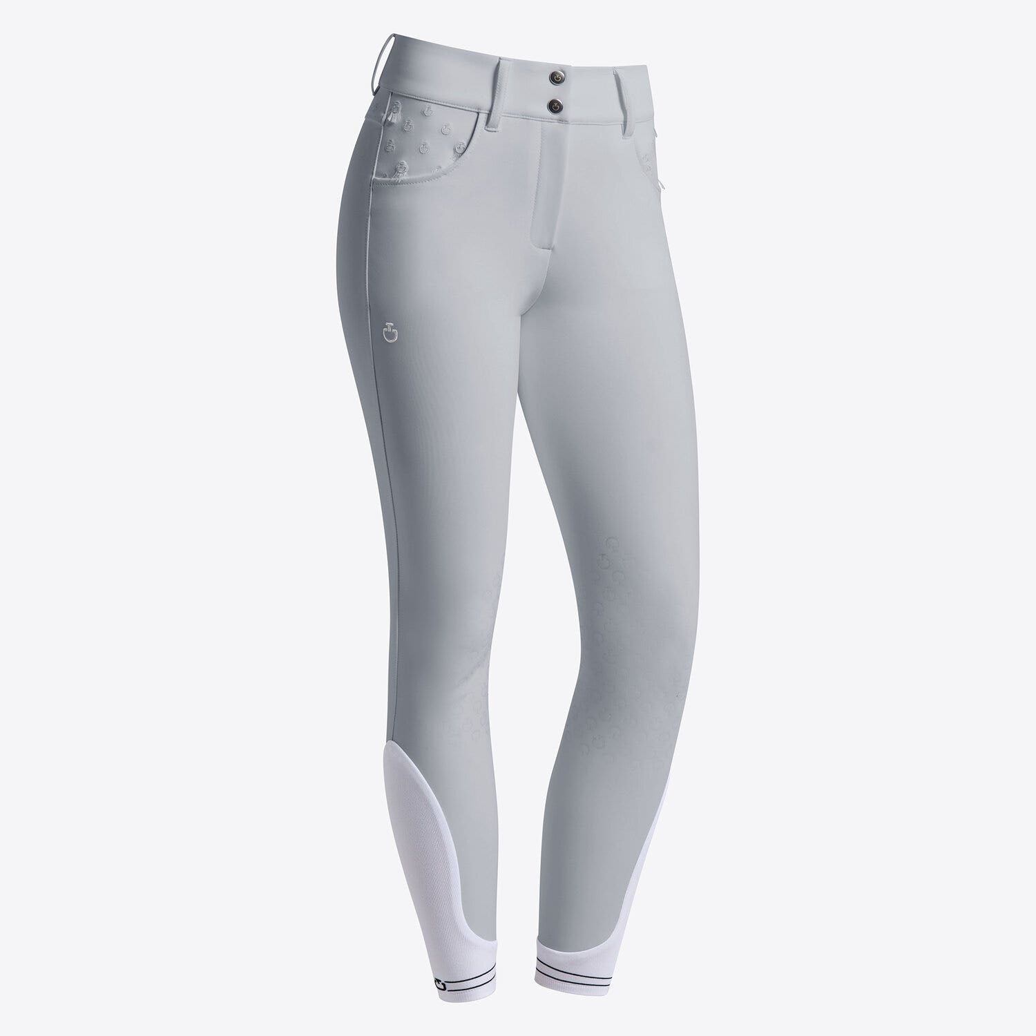Cavalleria Toscana Cavalleria Toscana Women's Jumping knee grip Breeches LIGHT GREY-1