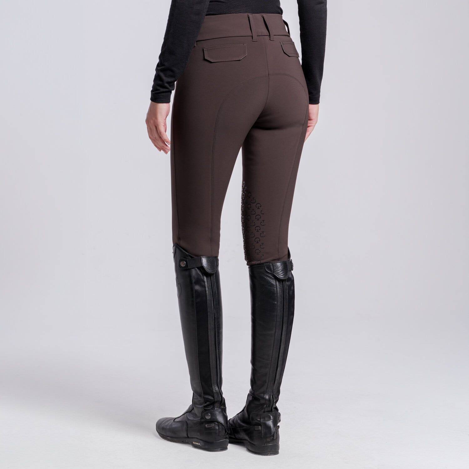 Cavalleria Toscana PANTALONI CON TASCHE POSTERIORI DA DONNA ESPRESSO-2
