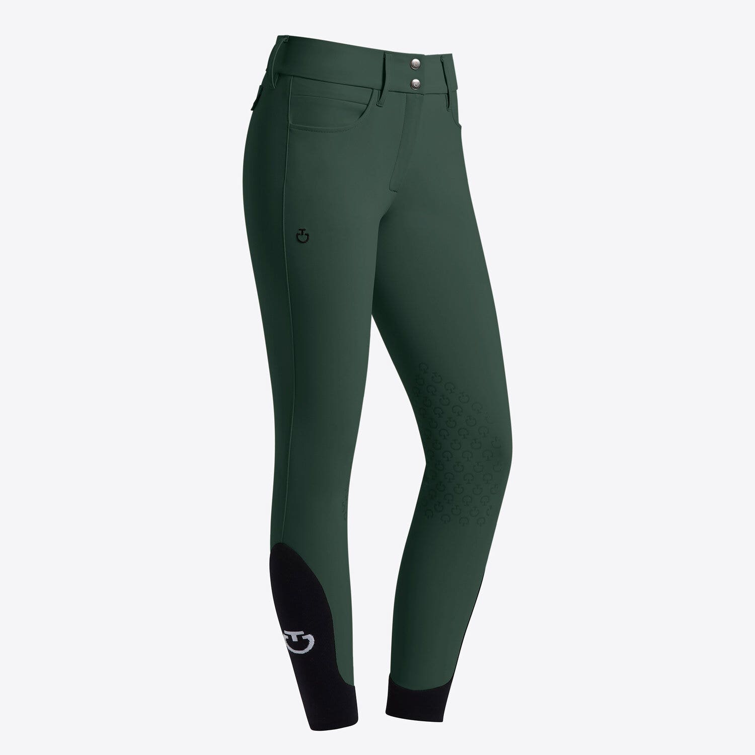 Cavalleria Toscana Cavalleria Toscana Women's Jumping knee grip Breeches JUNGLE GREEN-1