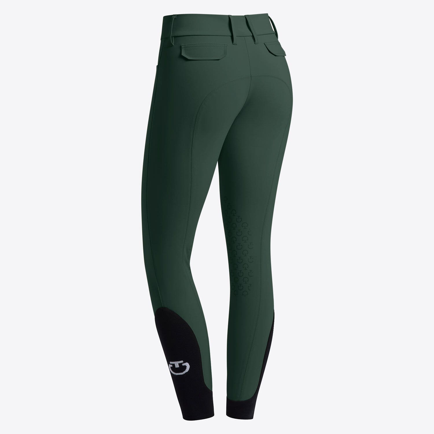 Cavalleria Toscana Cavalleria Toscana Women's Jumping knee grip Breeches JUNGLE GREEN-2