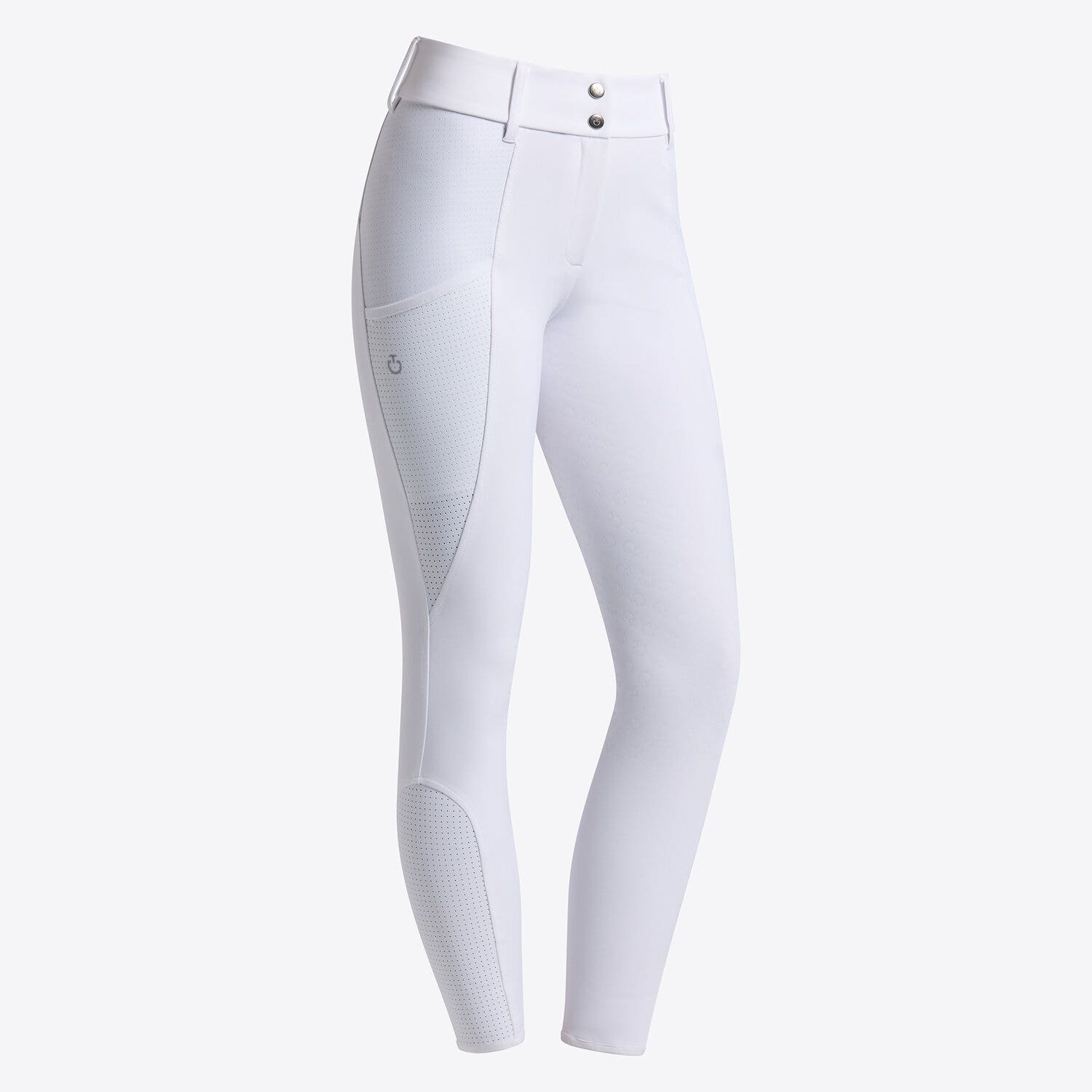 Cavalleria Toscana Cavalleria Toscana Women's dressage full grip Breeches WHITE-1