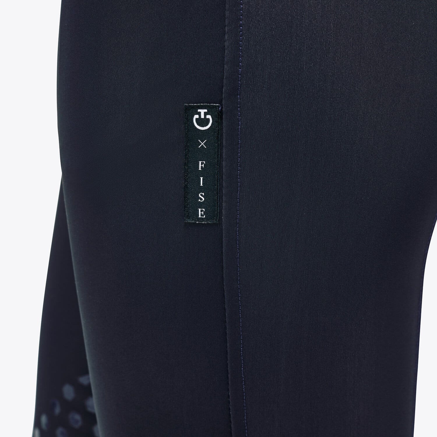 Cavalleria Toscana Women's FISE knee grip breeches NAVY-5