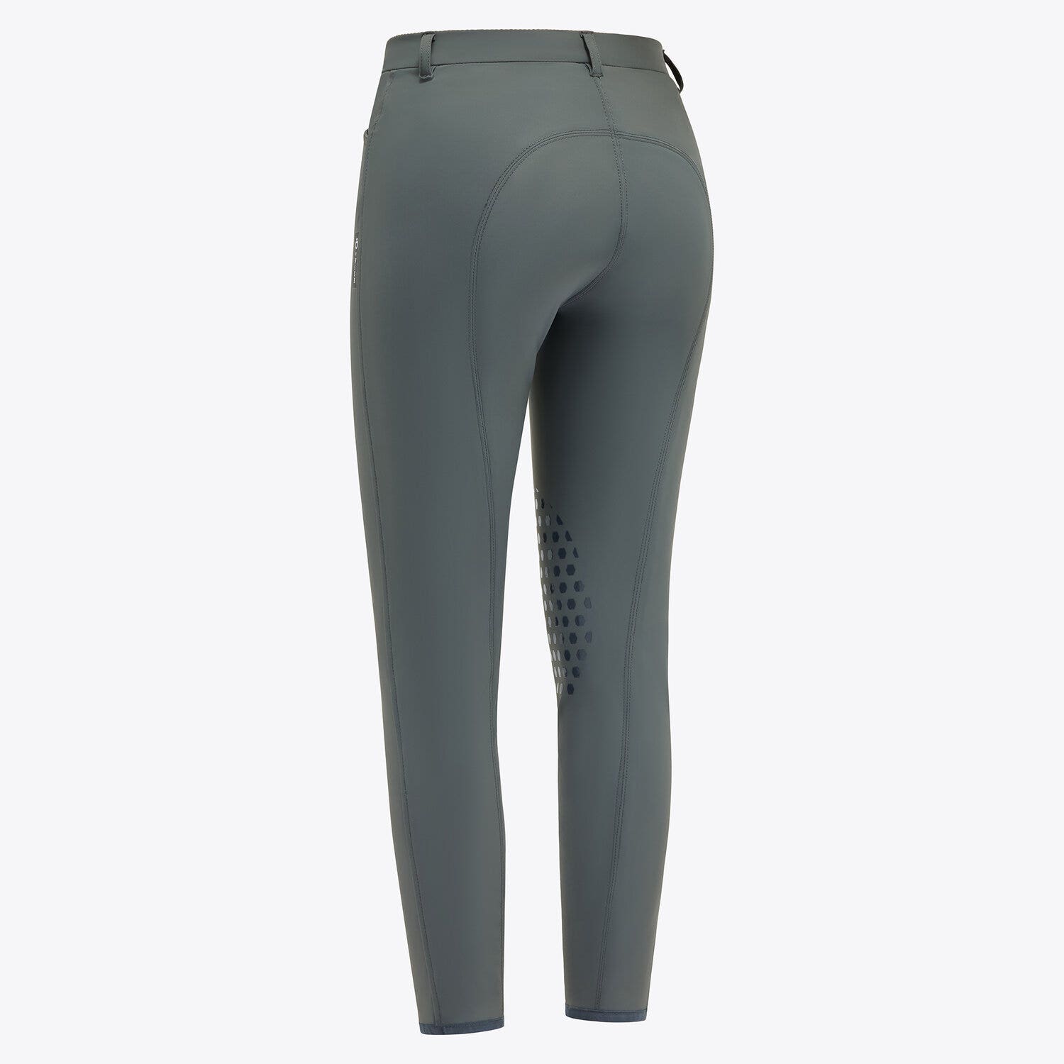 Cavalleria Toscana Women's FISE knee grip breeches CHARCOAL GREY-2