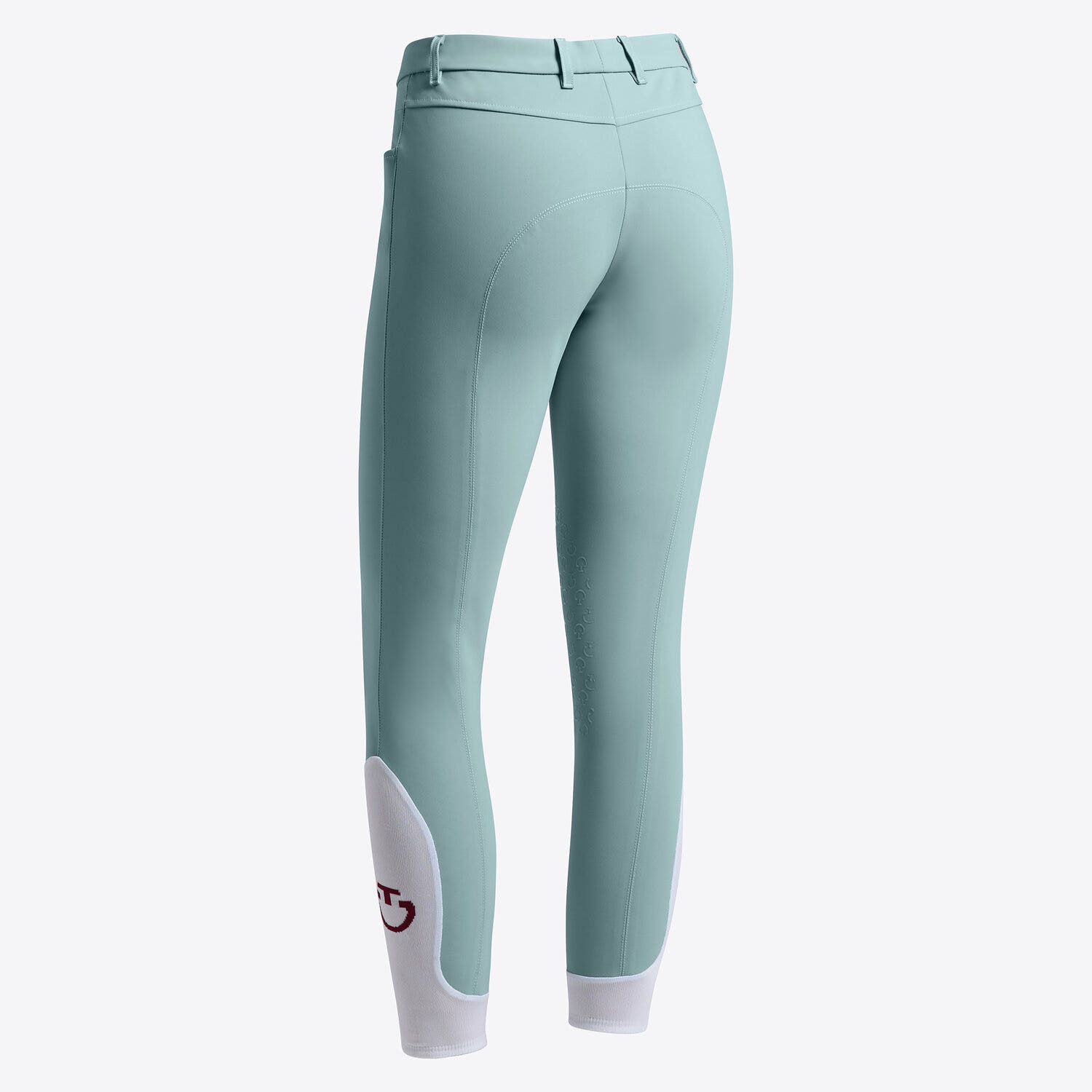 Cavalleria Toscana Cavalleria Toscana Women's knee grip jumping breeches LIGHT TEAL GREEN-2