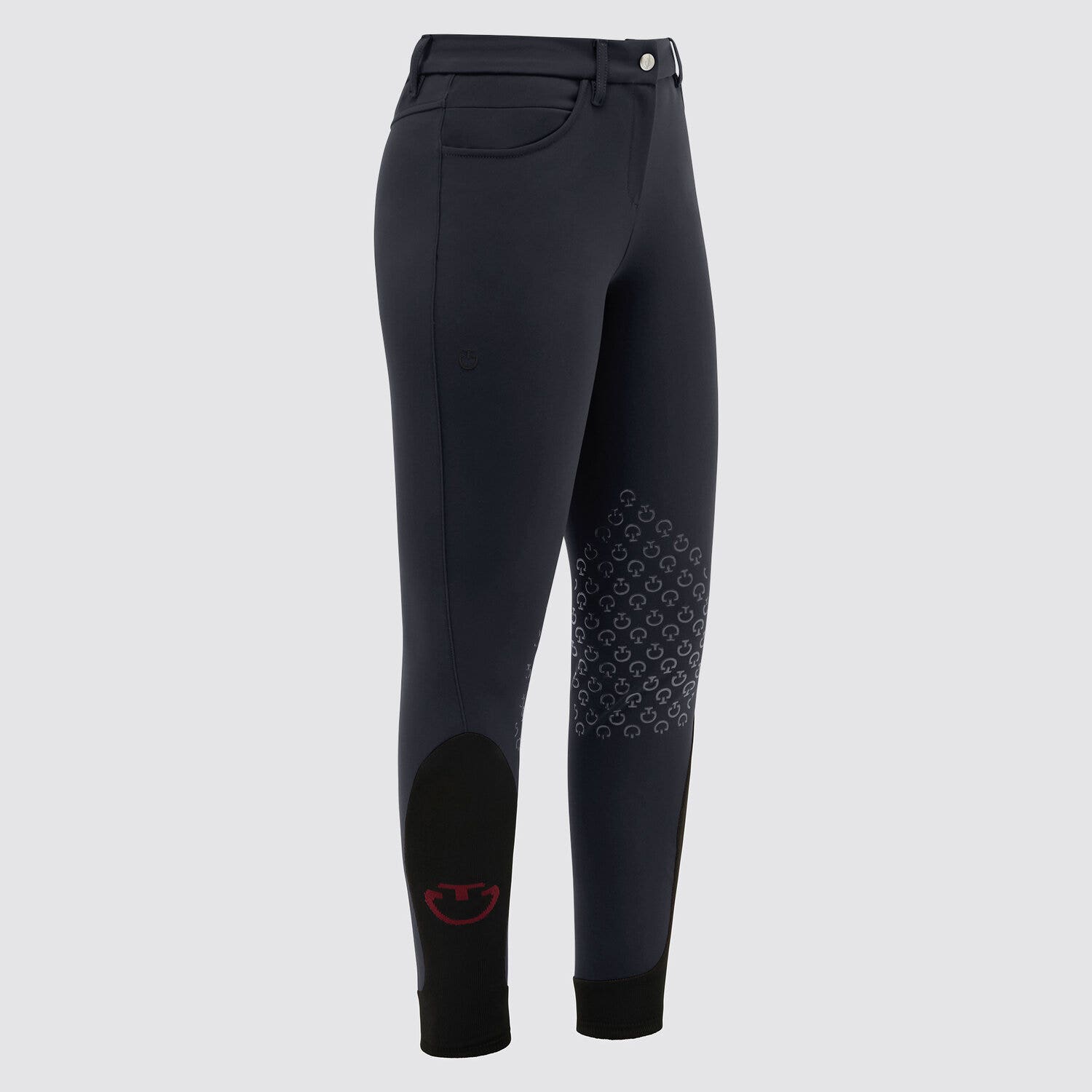 Cavalleria Toscana Cavalleria Toscana Women's knee grip riding breeches CHARCOAL-1