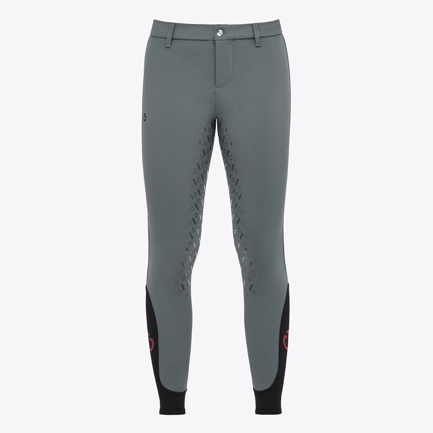 Cavalleria Toscana Kid's full grip dressage breeches FOLIAGE GREEN-1