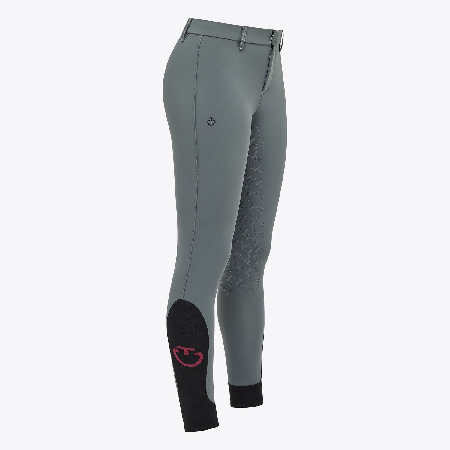 Cavalleria Toscana Kid's full grip dressage breeches FOLIAGE GREEN-2