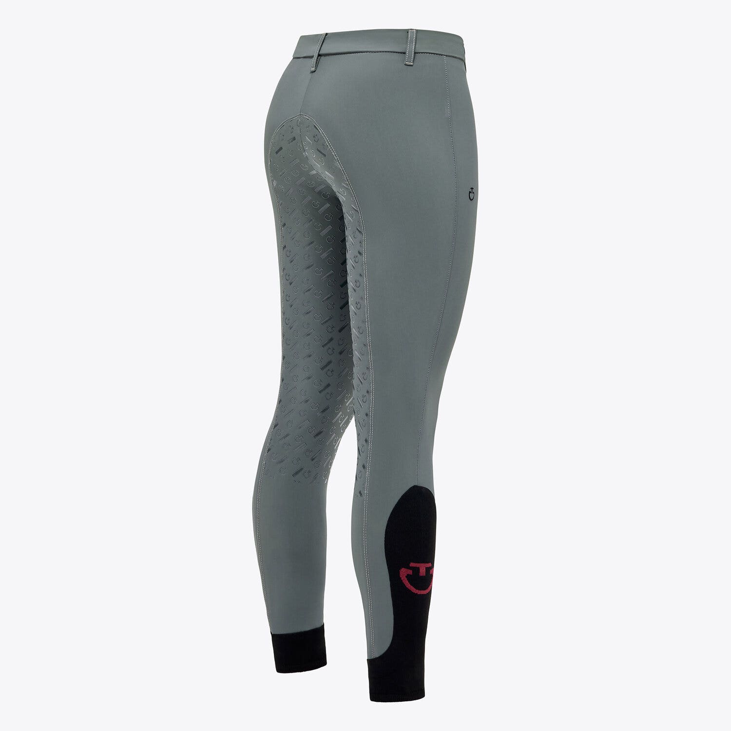 Cavalleria Toscana Kid's full grip dressage breeches FOLIAGE GREEN-3