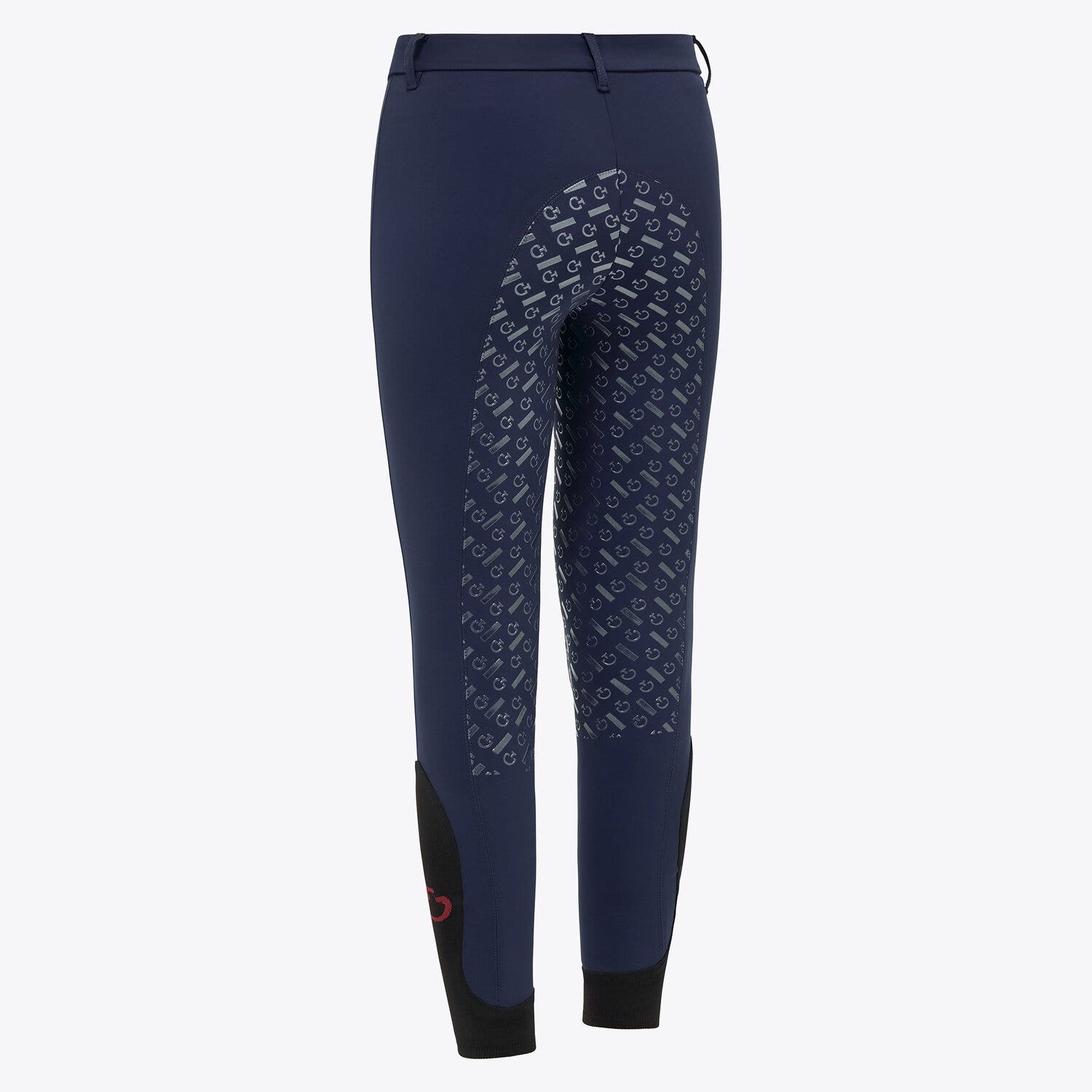 Cavalleria Toscana Kid's full grip dressage breeches OCEAN BLUE-2