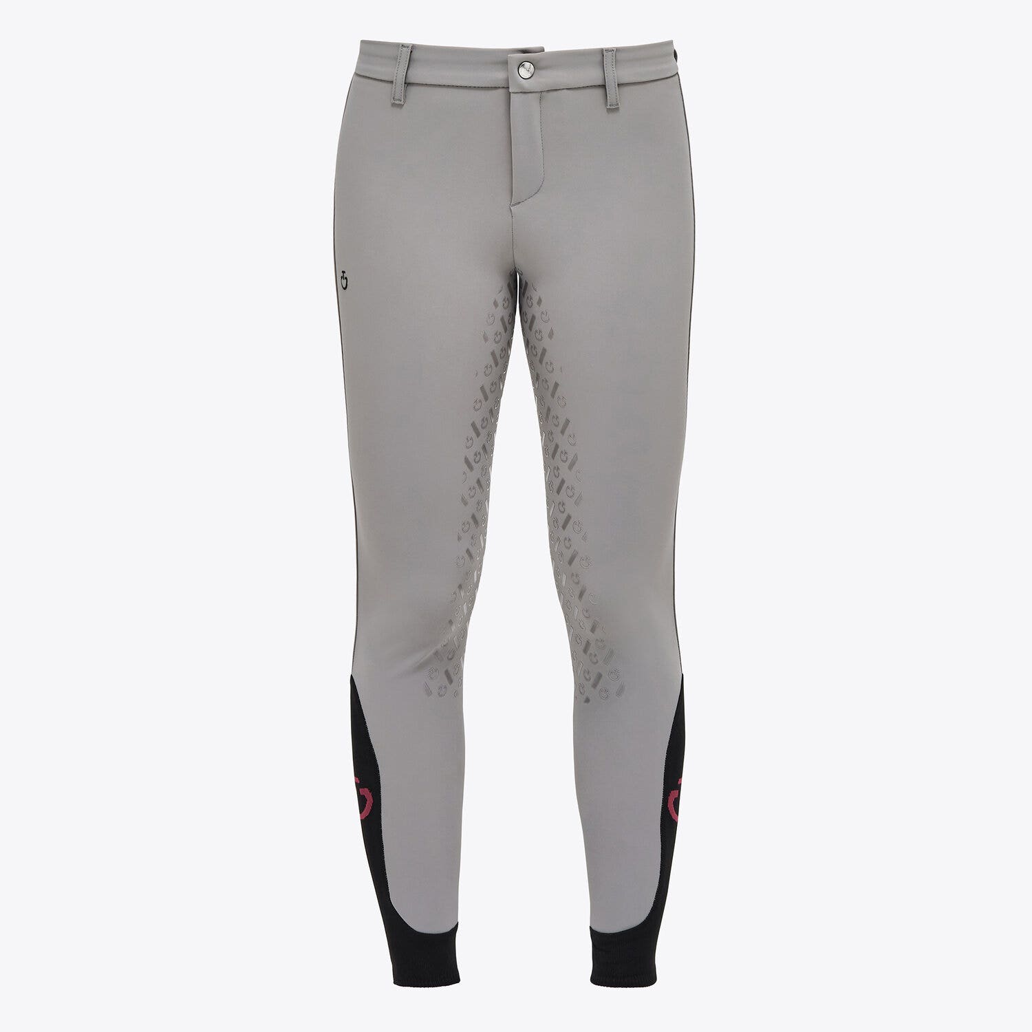 Cavalleria Toscana Kid's full grip dressage breeches MEDIUM GREY-1