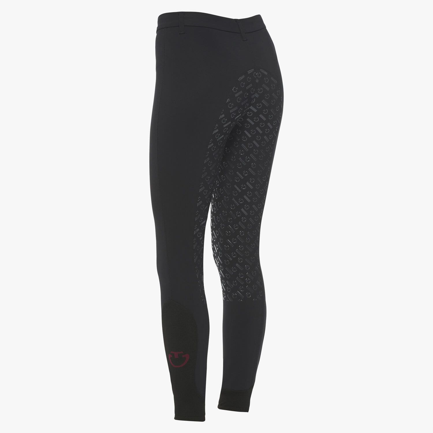 Cavalleria Toscana Kid`s full grip dressage breeches BLACK-3