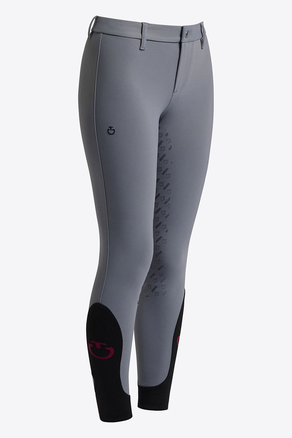 Cavalleria Toscana Unisex Young Riders full grip dressage breeches GREY-1