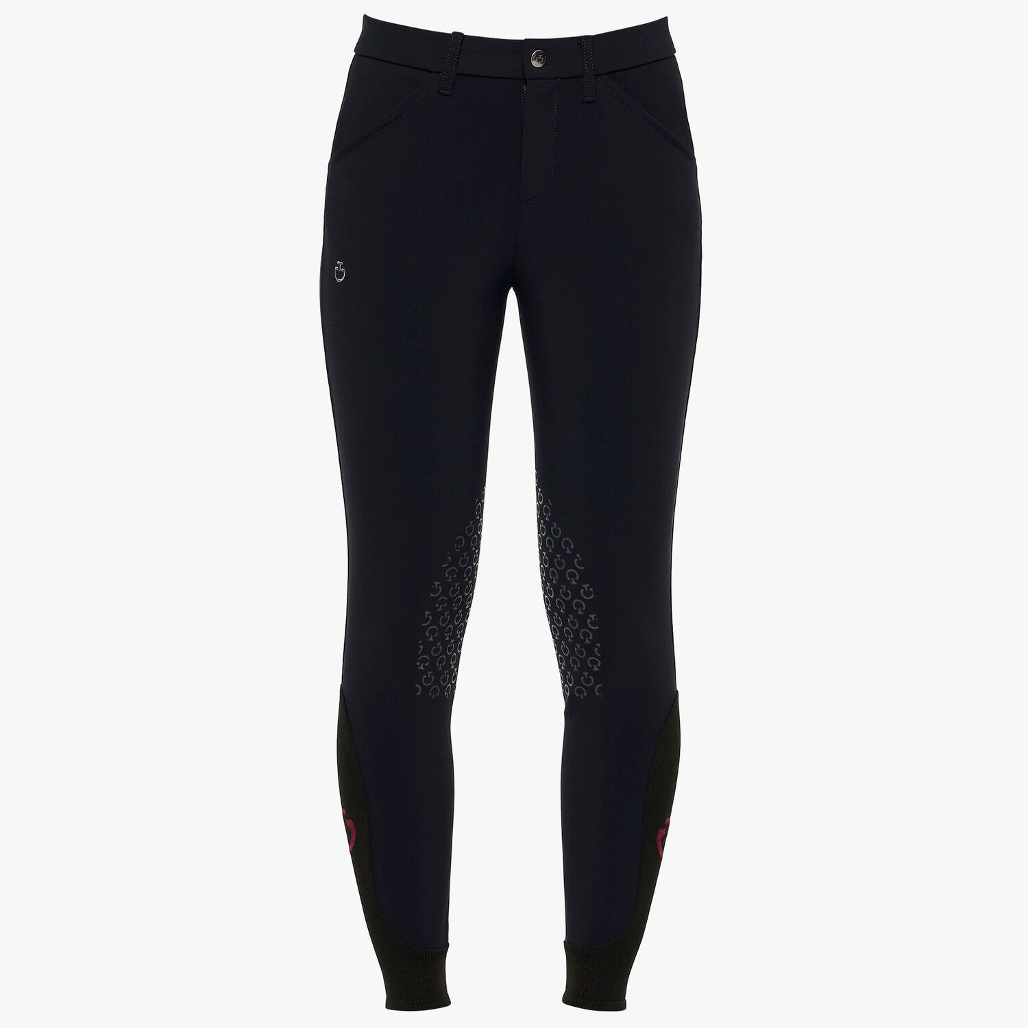 Cavalleria Toscana Kid's CT Logo Grip Breeches NAVY-2