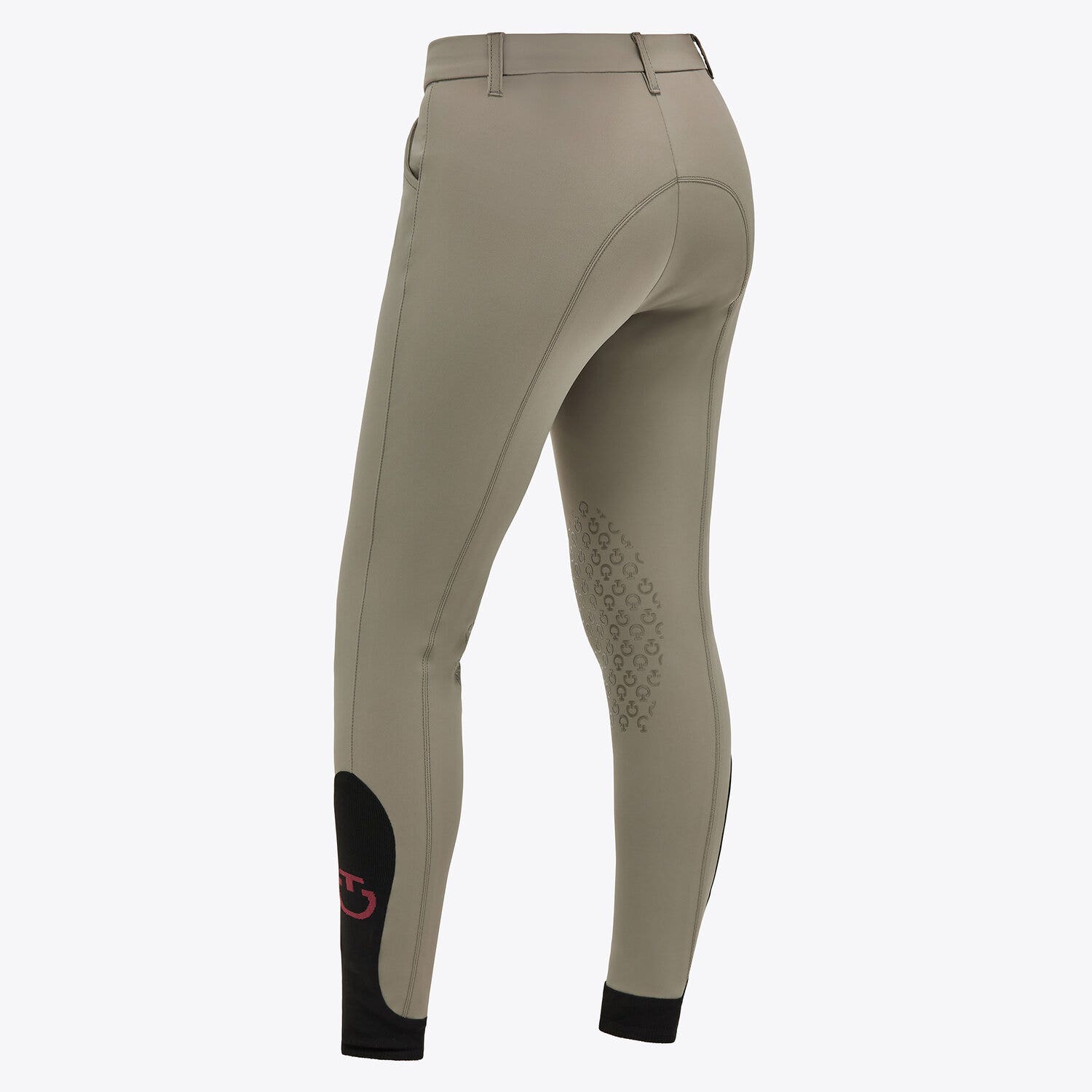 Cavalleria Toscana Unisex four-way stretch trousers FOLIAGE GREEN-3