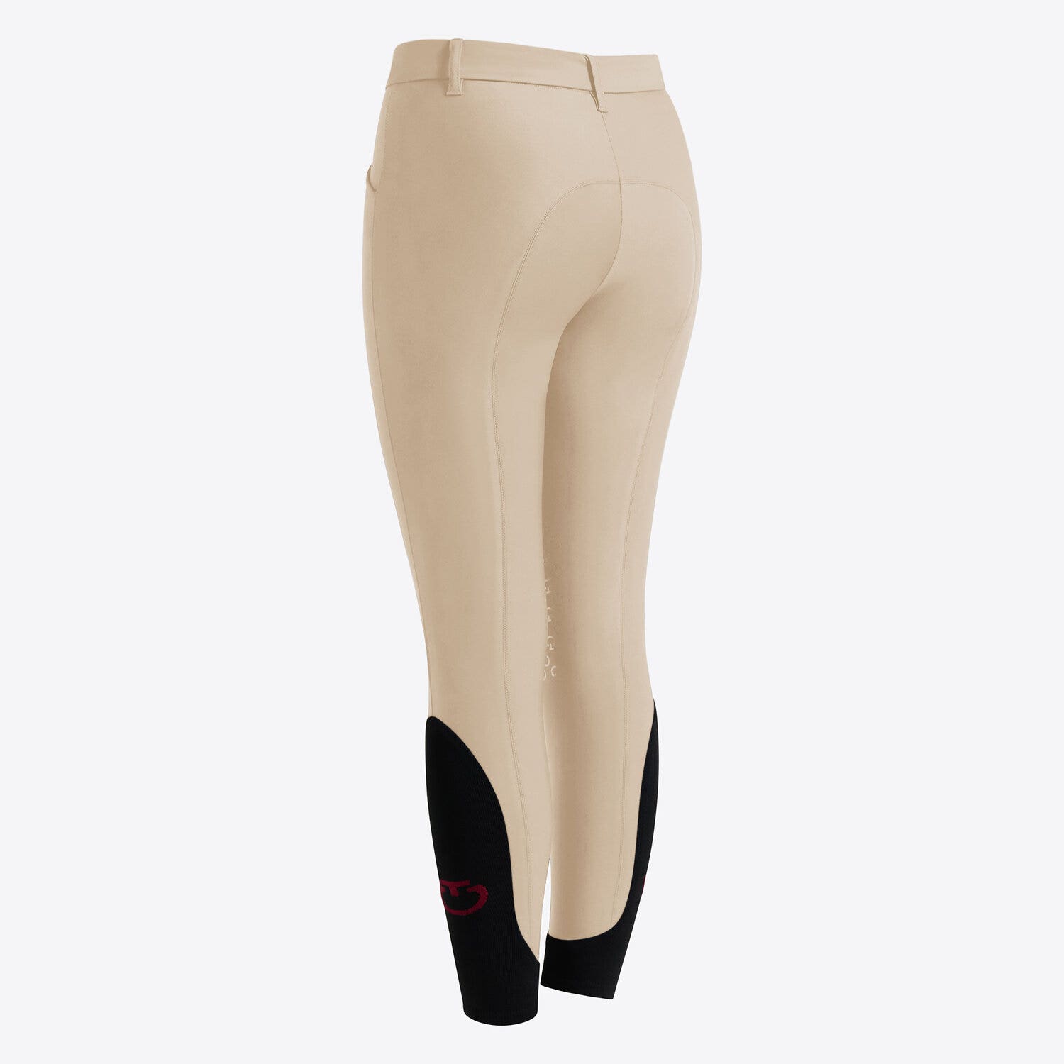 Cavalleria Toscana Unisex Young Riders knee grip jumping breeches BEIGE-2