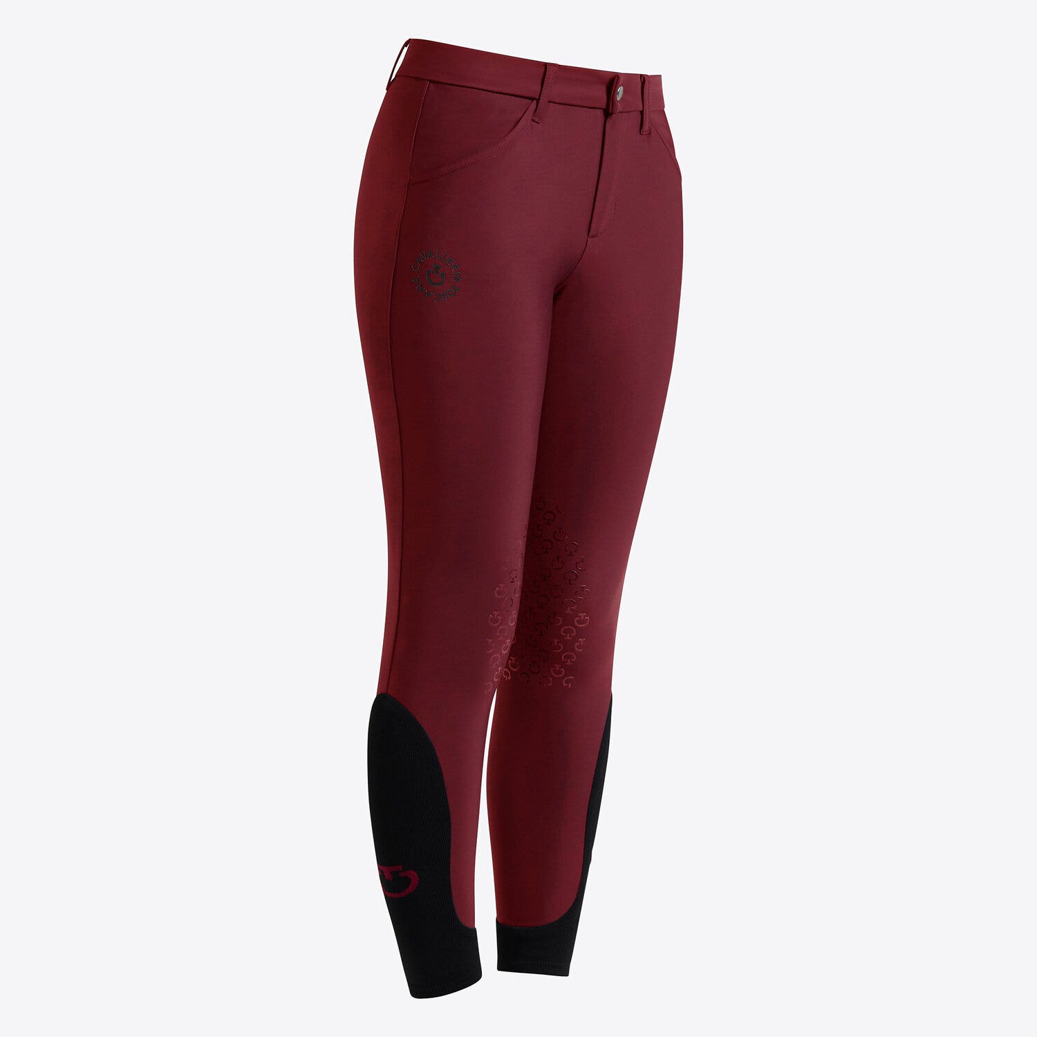 Cavalleria Toscana Cavalleria Toscana Unisex Young rider's knee grip jumping breeches BORDEAUX-1