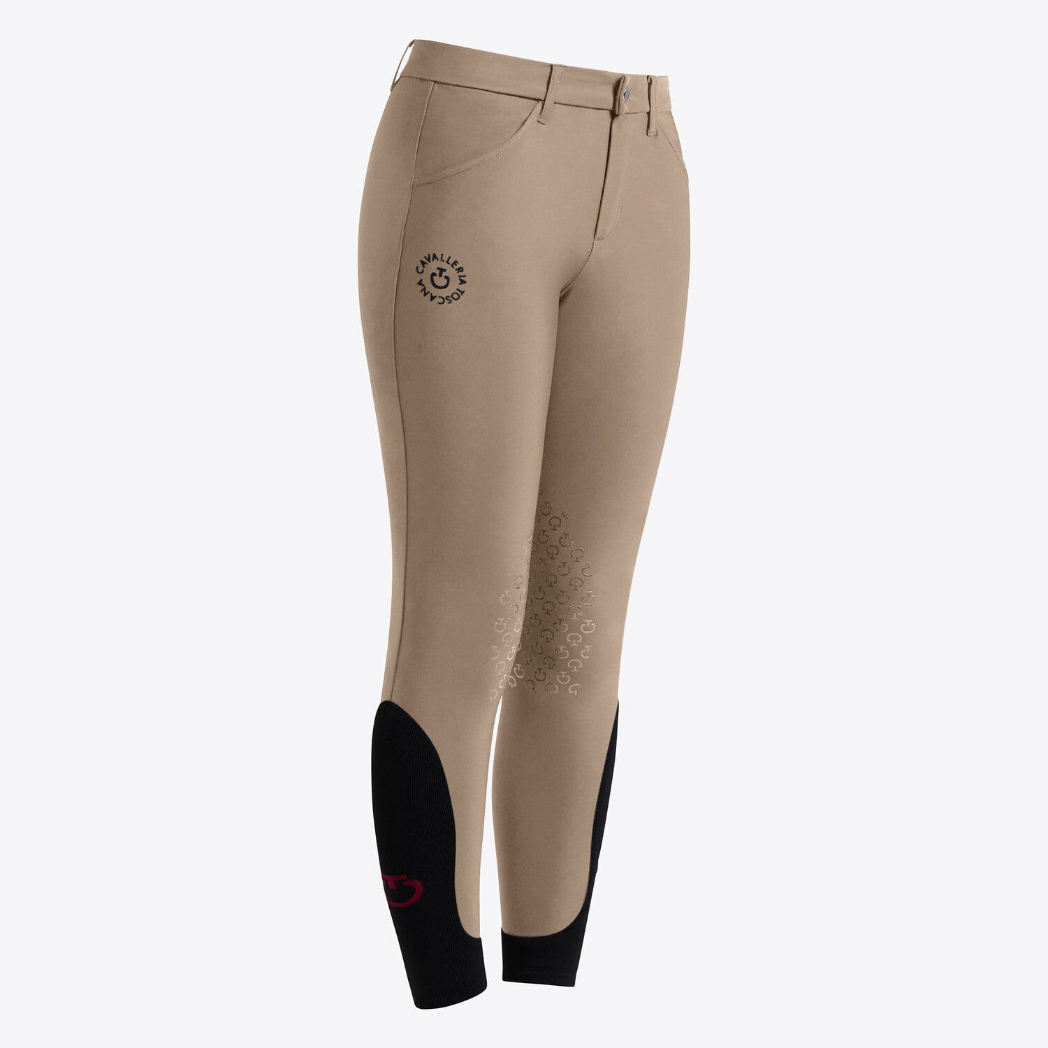 Cavalleria Toscana Cavalleria Toscana Unisex Young rider's knee grip jumping breeches WALNUT-1