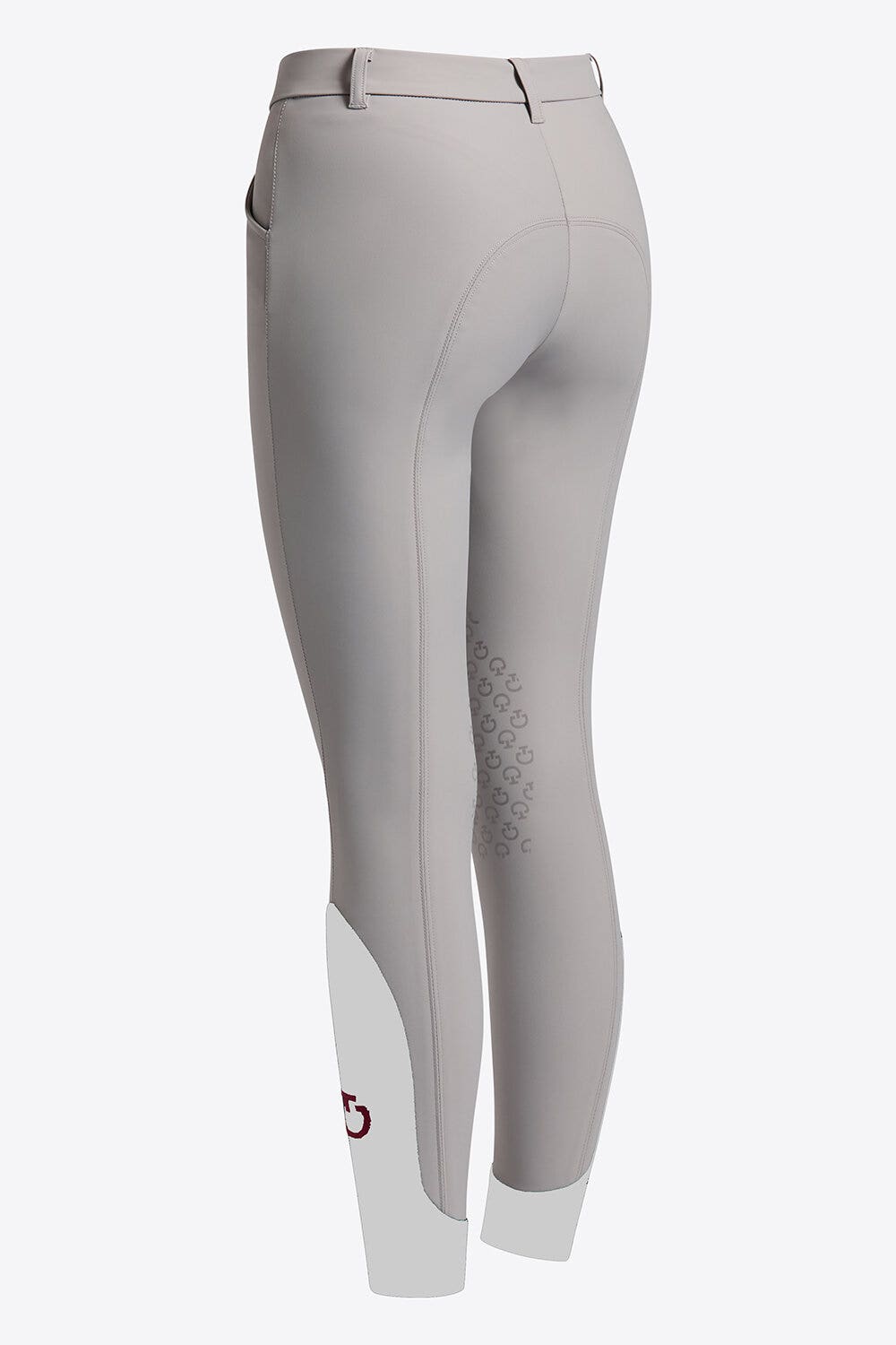 Cavalleria Toscana Unisex Young Riders knee grip jumping breeches LIGHT GREY-2