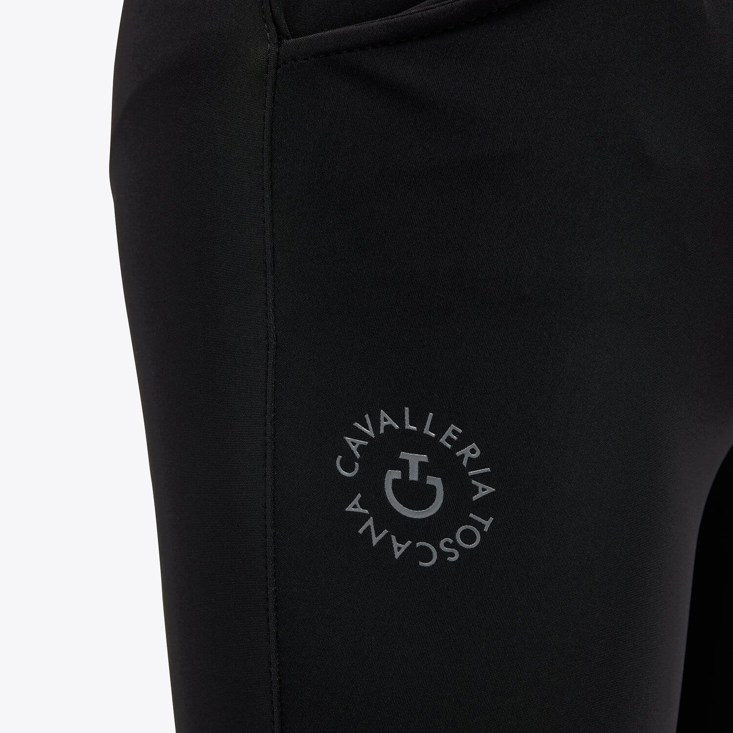 Cavalleria Toscana Cavalleria Toscana Unisex Young rider's knee grip jumping breeches BLACK-4