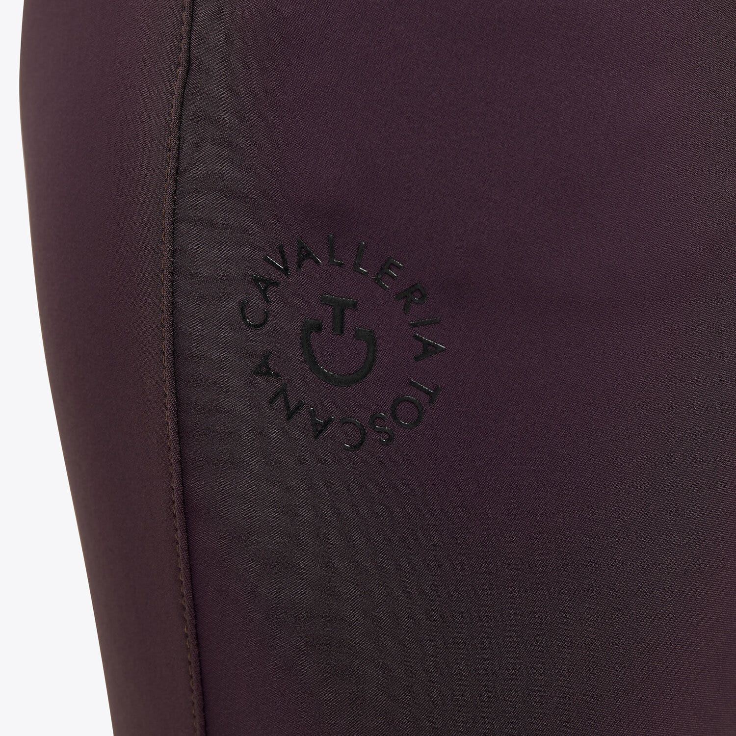 Cavalleria Toscana Unisex four-way stretch trousers DARK PURPLE-4