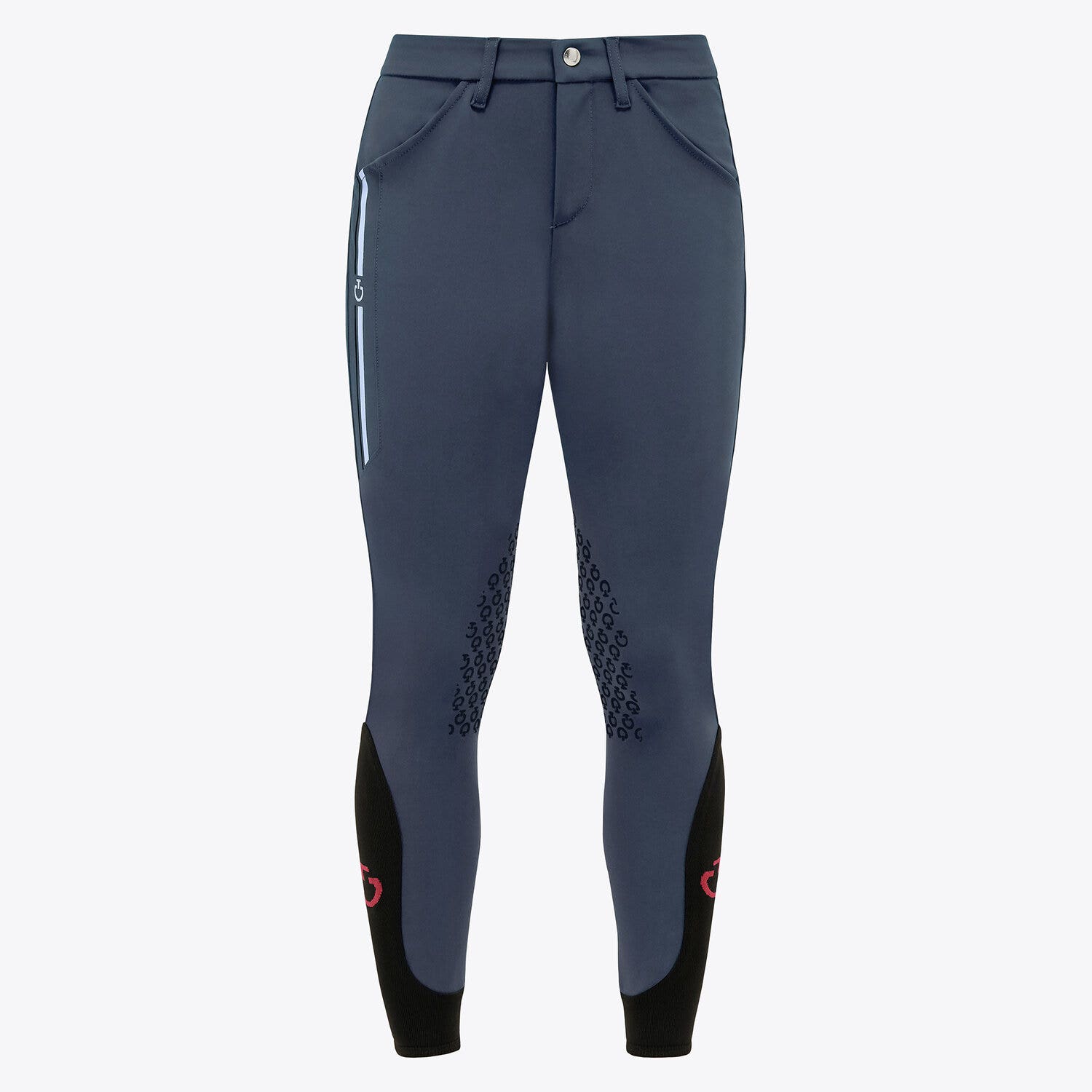 Cavalleria Toscana CT Orbit Print Unisex Riding Breeches ATLANTIC BLUE-1