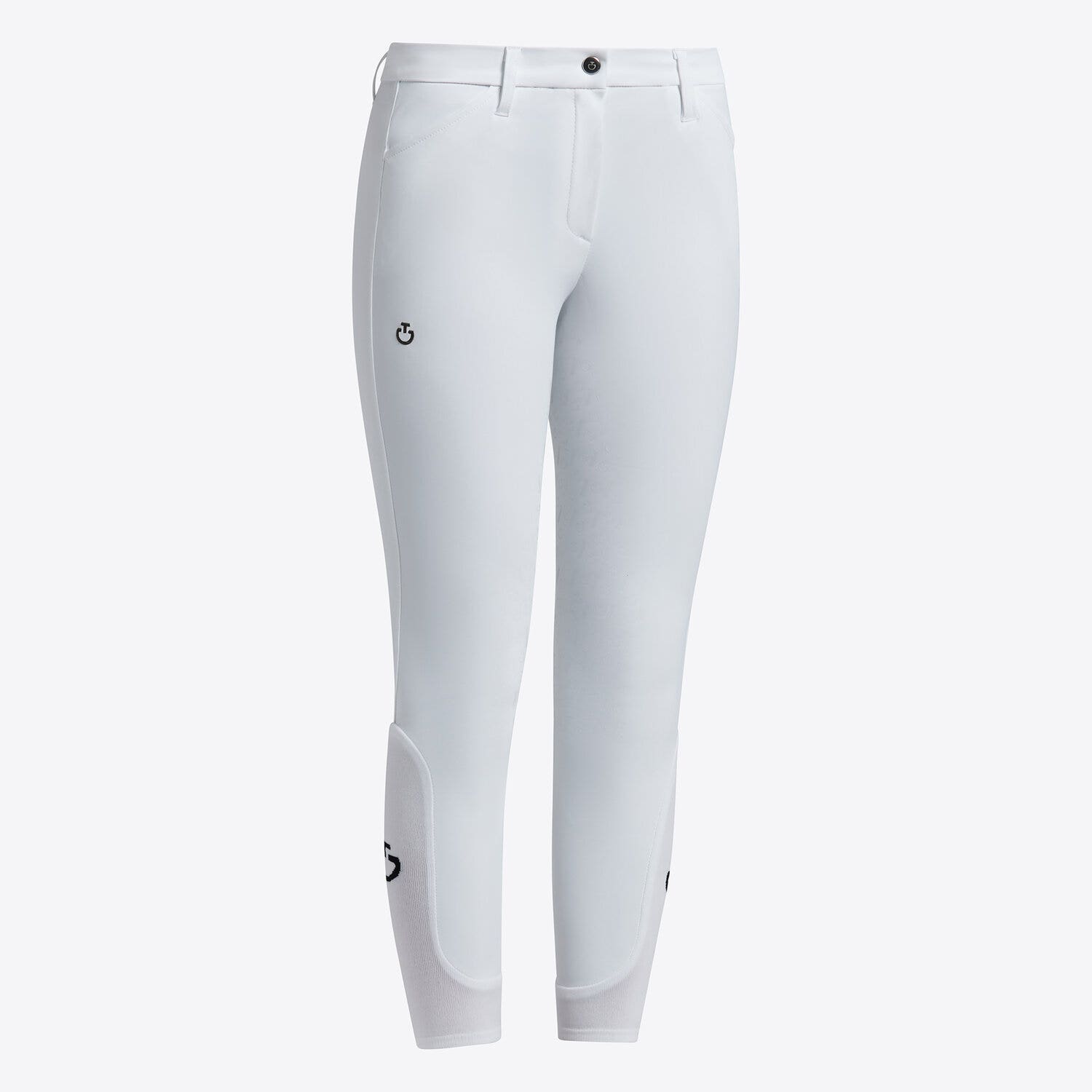 Cavalleria Toscana Cavalleria Toscana Unisex Young rider's dressage full grip breeches WHITE-1