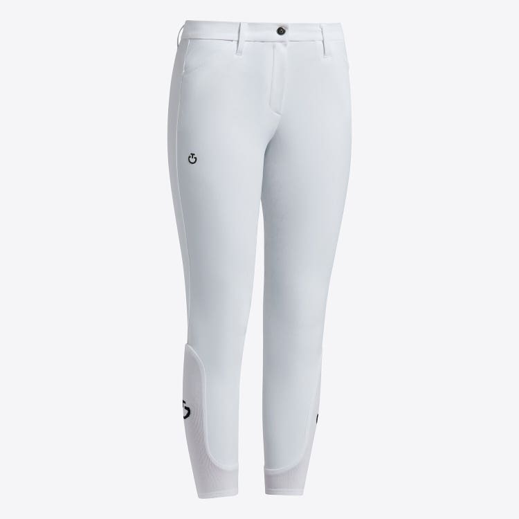 Cavalleria Toscana Cavalleria Toscana Unisex Young rider's dressage full grip breeches WHITE-1