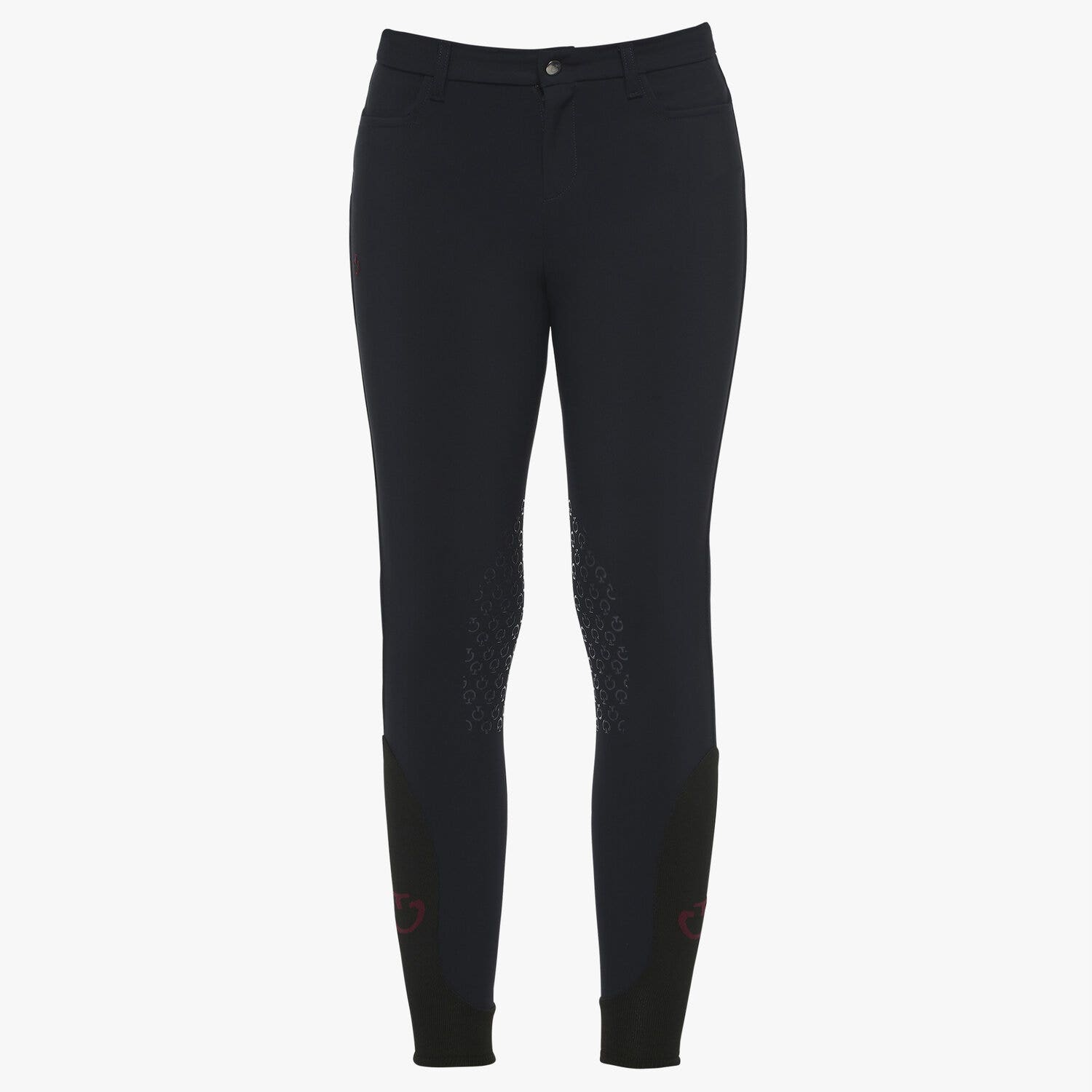 Cavalleria Toscana Boy`s knee grip riding breeches. NAVY-2