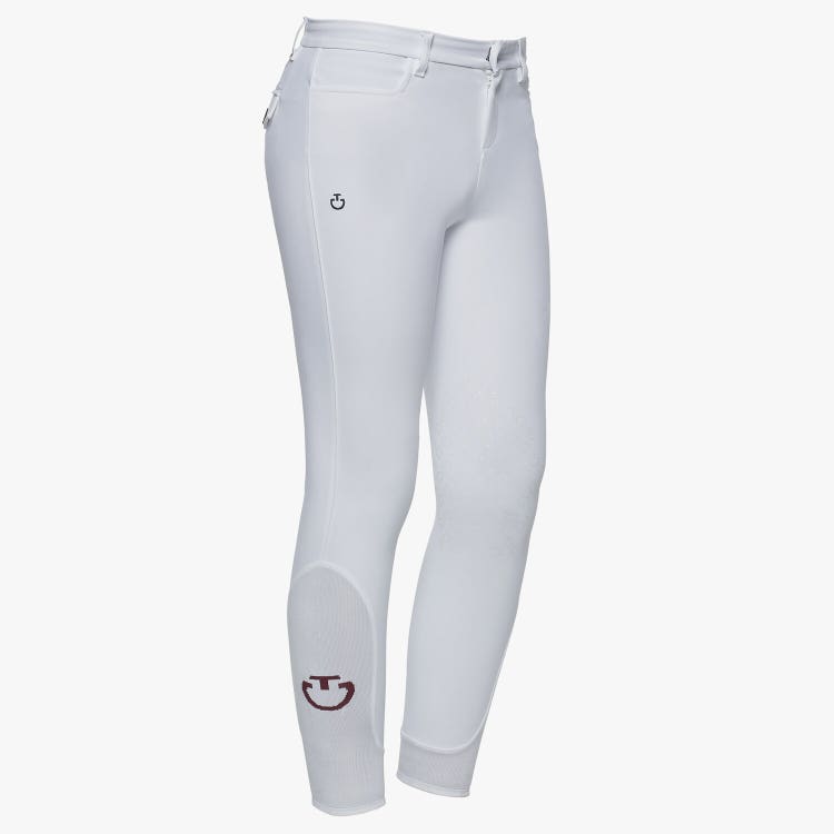 Cavalleria Toscana Cavalleria Toscana Boy's knee grip jumping breeches WHITE-1