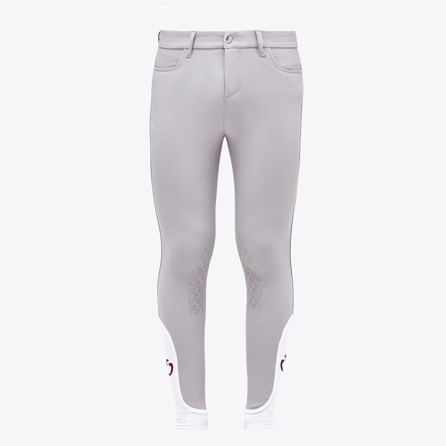 Cavalleria Toscana Cavalleria Toscana Boy's knee grip jumping breeches LIGHT GREY-1