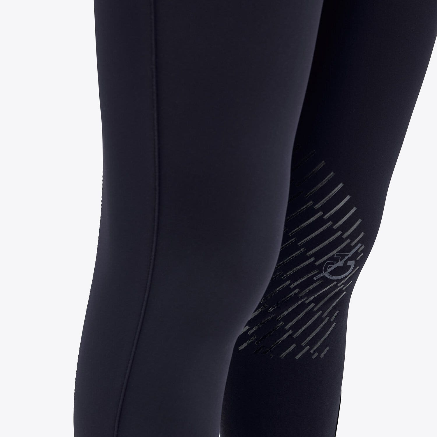 Cavalleria Toscana Young rider breeches in technical fabric SMOKEY BLUE-5