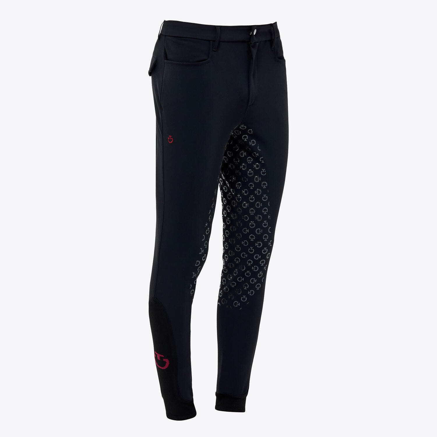Cavalleria Toscana Cavalleria Toscana Men's full grip dressage breeches BLACK-1