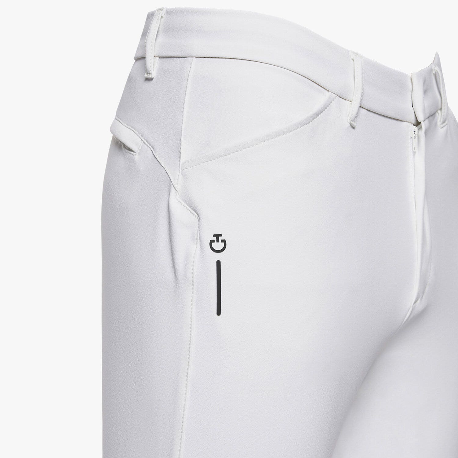 Cavalleria Toscana Men's RS Breeches WHITE-2