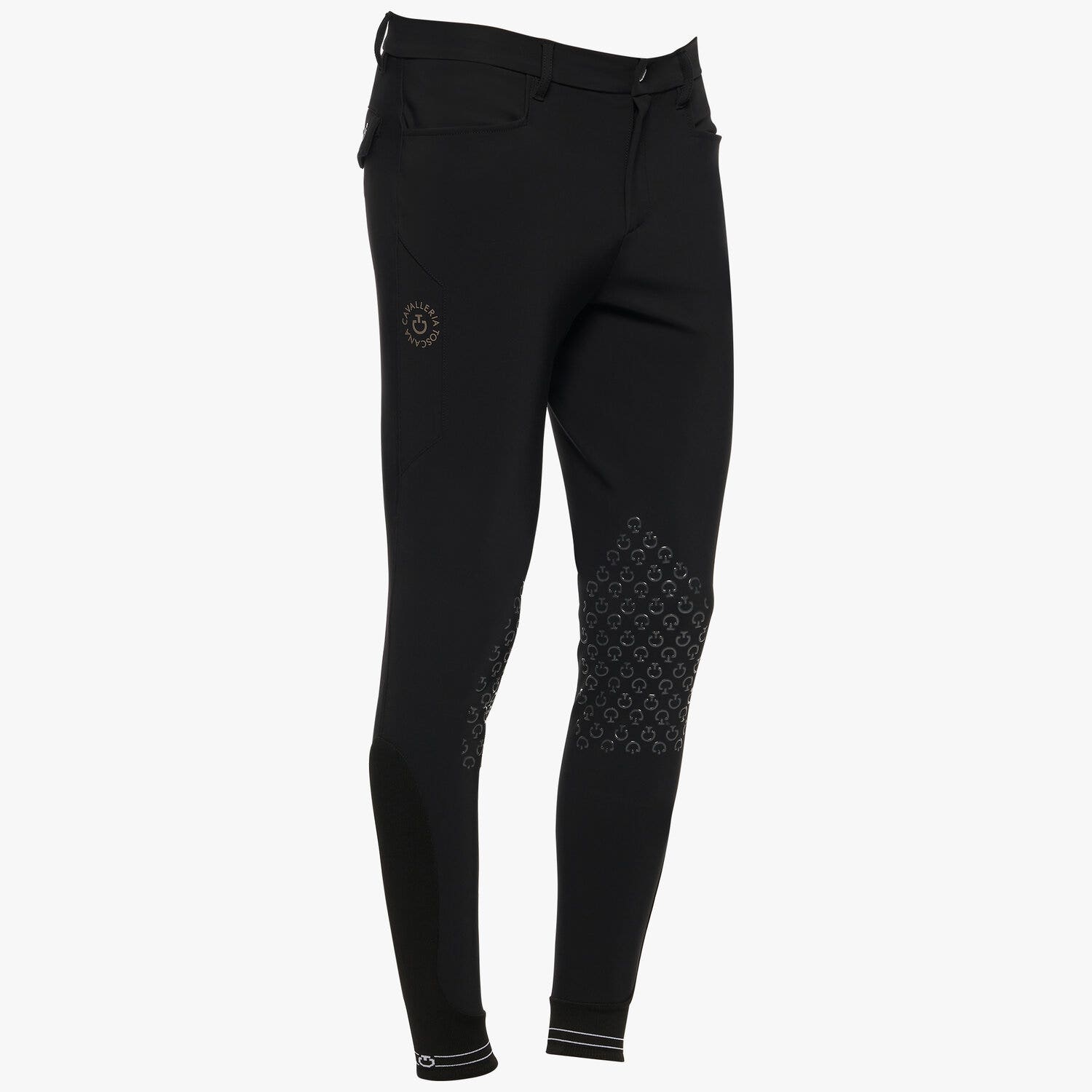 Cavalleria Toscana Men’s four-way stretch performance riding breeches BLACK-2