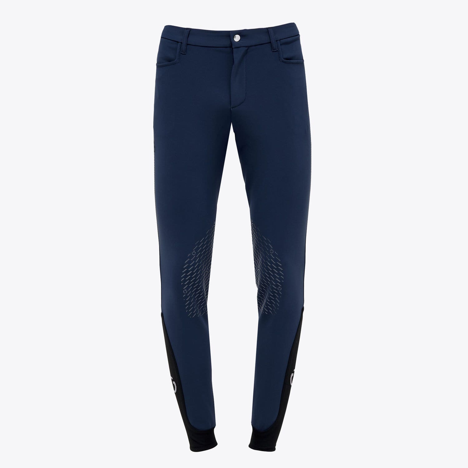 Cavalleria Toscana Men’s four-way stretch riding breeches OCEAN BLUE-1