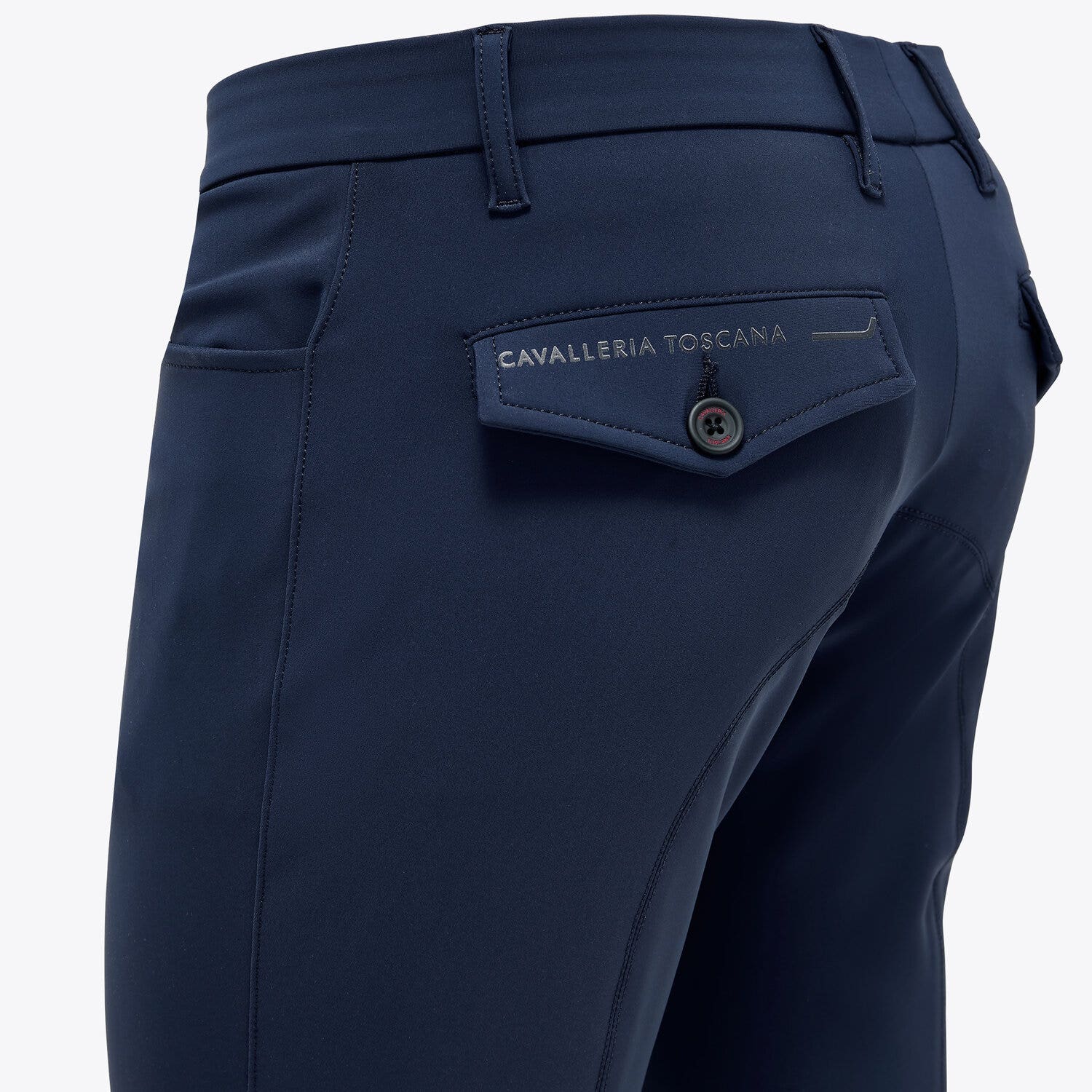 Cavalleria Toscana Men’s four-way stretch riding breeches OCEAN BLUE-6