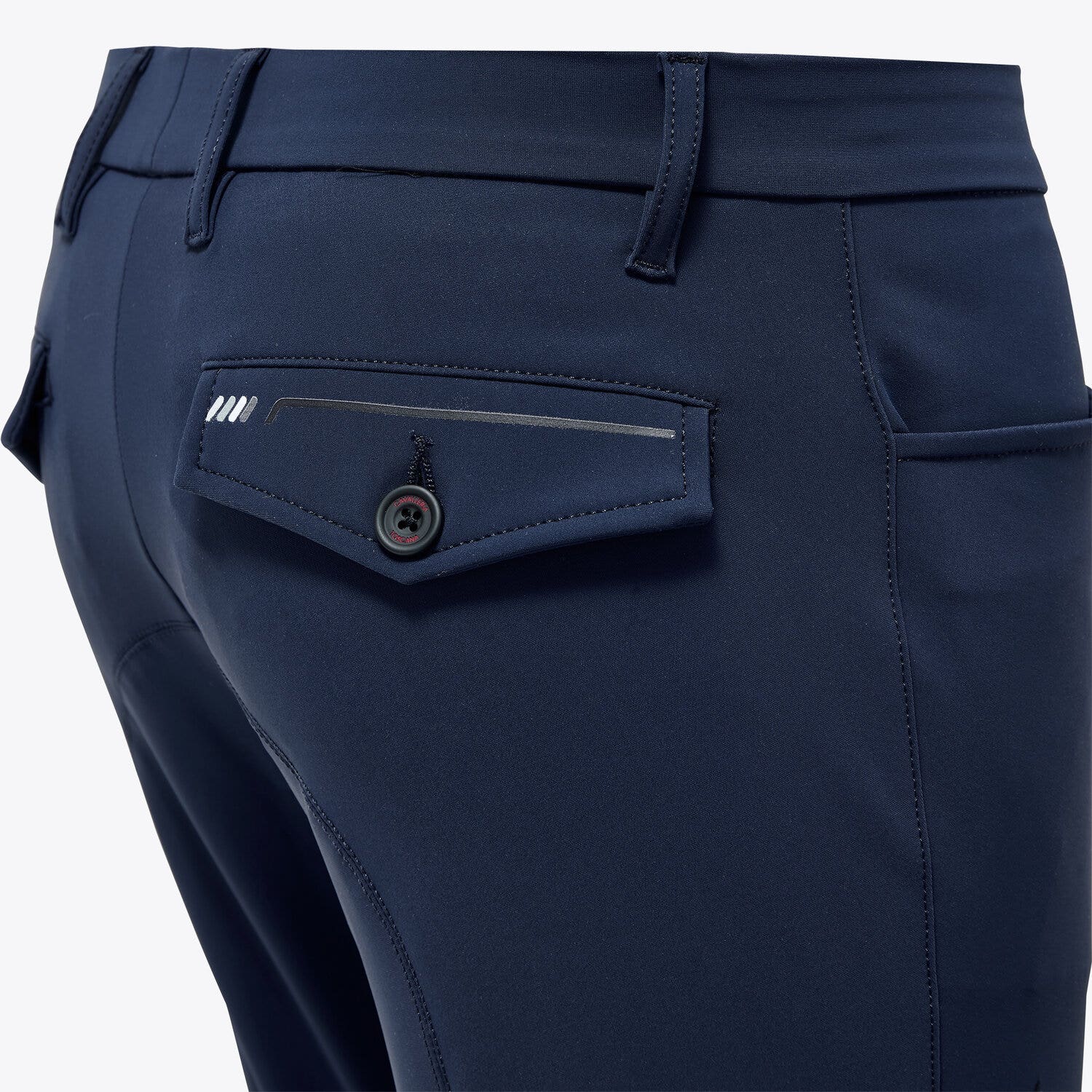 Cavalleria Toscana Men’s four-way stretch riding breeches OCEAN BLUE-7