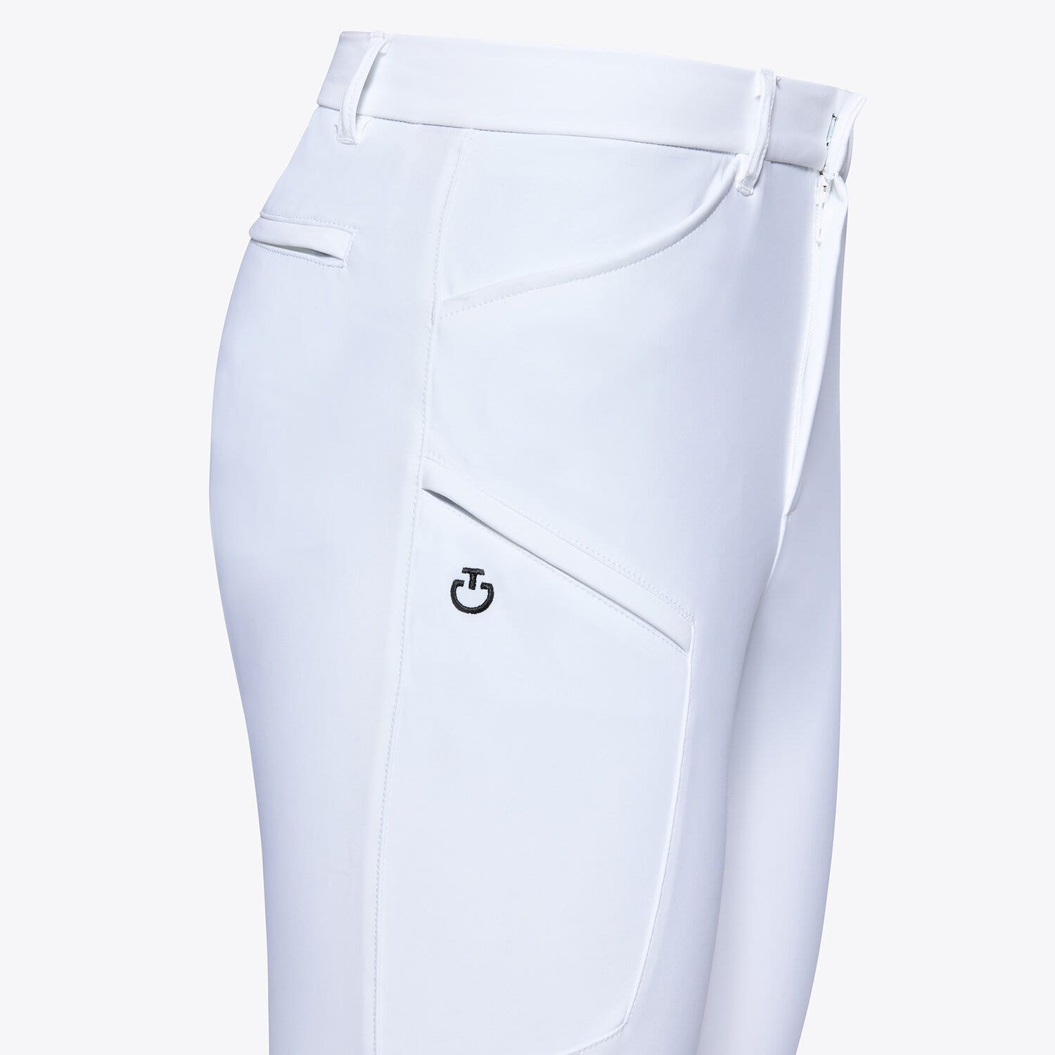 Cavalleria Toscana CT Academy Men's Breeches WHITE-3