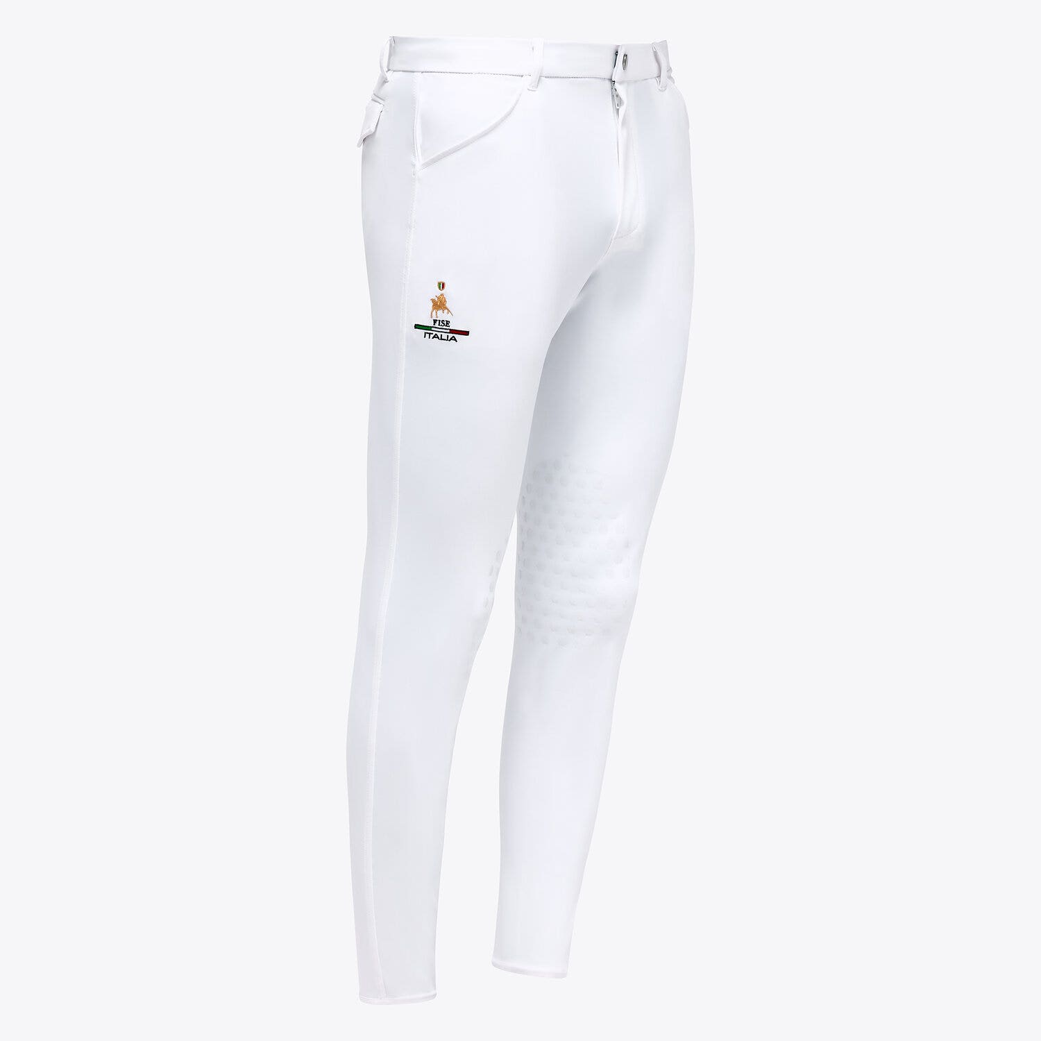 Cavalleria Toscana FISE men's breeches WHITE-2