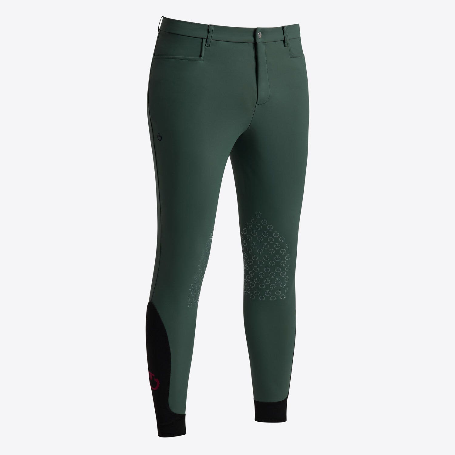 Cavalleria Toscana Cavalleria Toscana Men's knee grip breeches JUNGLE GREEN-1