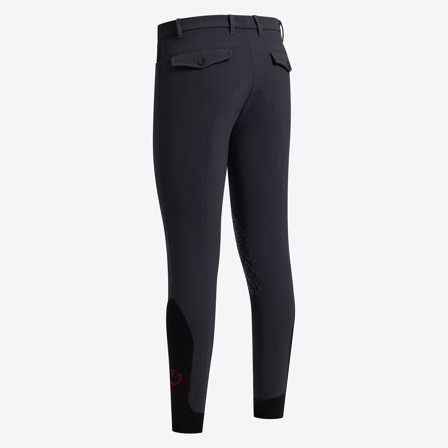 Cavalleria Toscana Men's knee grip breeches | Cavalleria Toscana CHARCOAL-2