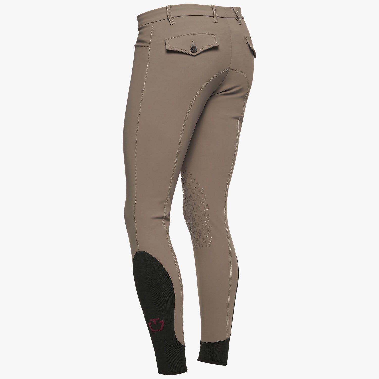 Cavalleria Toscana Men's knee grip riding breeches. TORTORA-3
