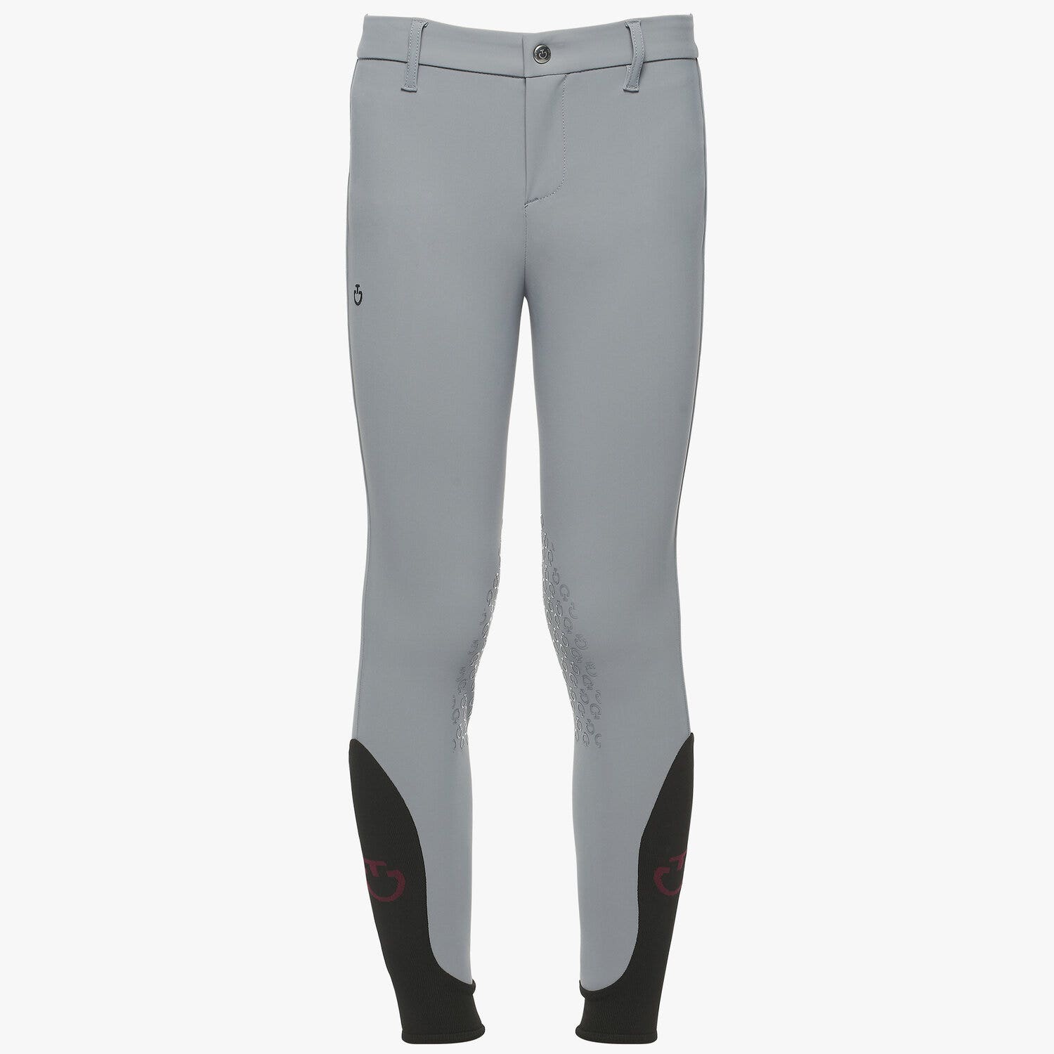 Cavalleria Toscana Kid's unisex riding breeches STONE GREY-1