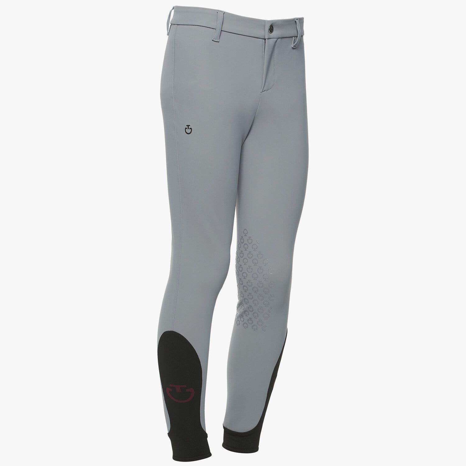 Cavalleria Toscana Kid's unisex riding breeches STONE GREY-3