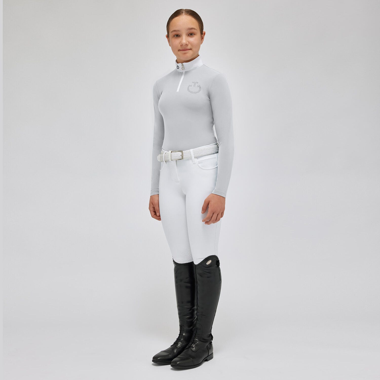 Girl's competition polo shirt