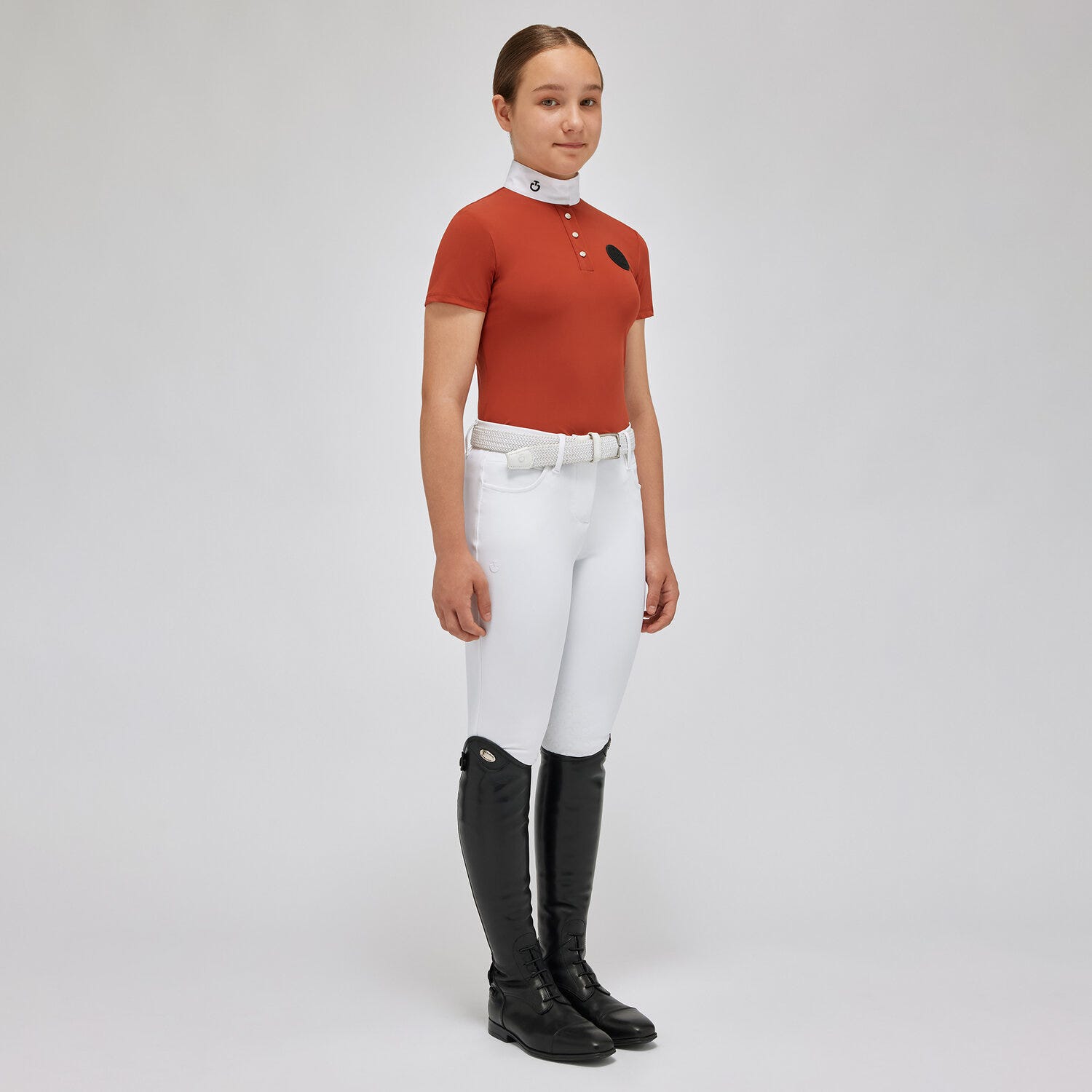 Girl's competition polo shirt