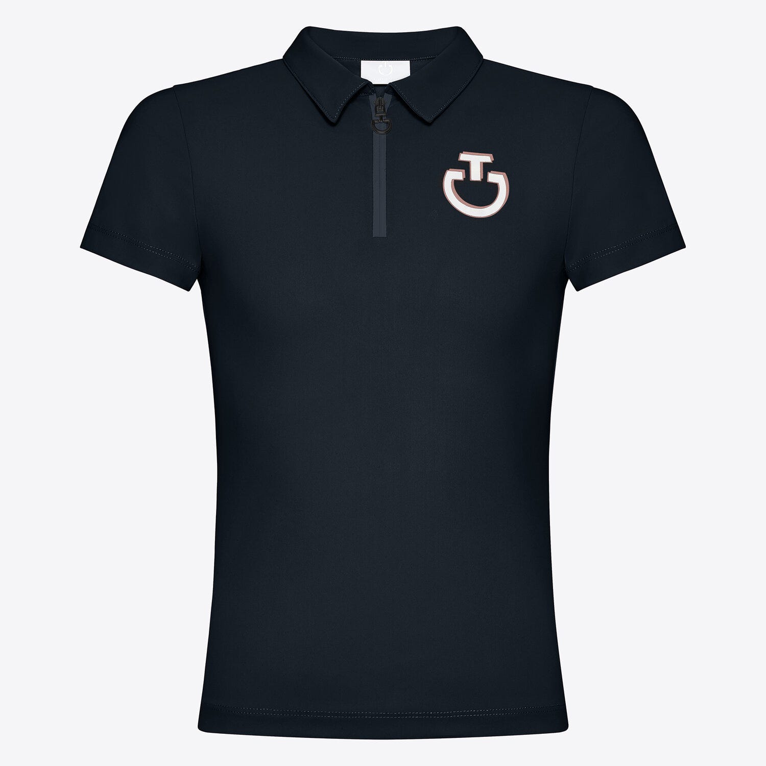 Cavalleria Toscana Girls' Technical Training Polo in Technical Jersey