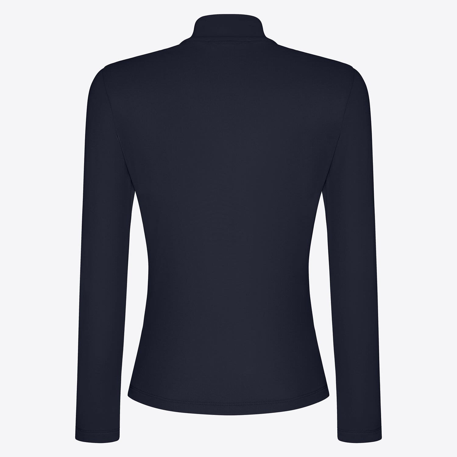 Cavalleria Toscana Cavalleria Toscana Girls' Winter Technical Training Polo in Technical Jersey NAVY-2