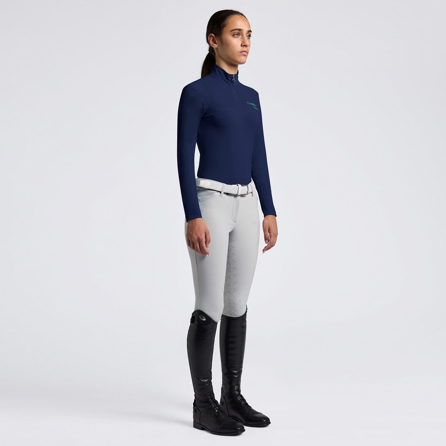 Cavalleria Toscana Girls' Training Jersey Polo