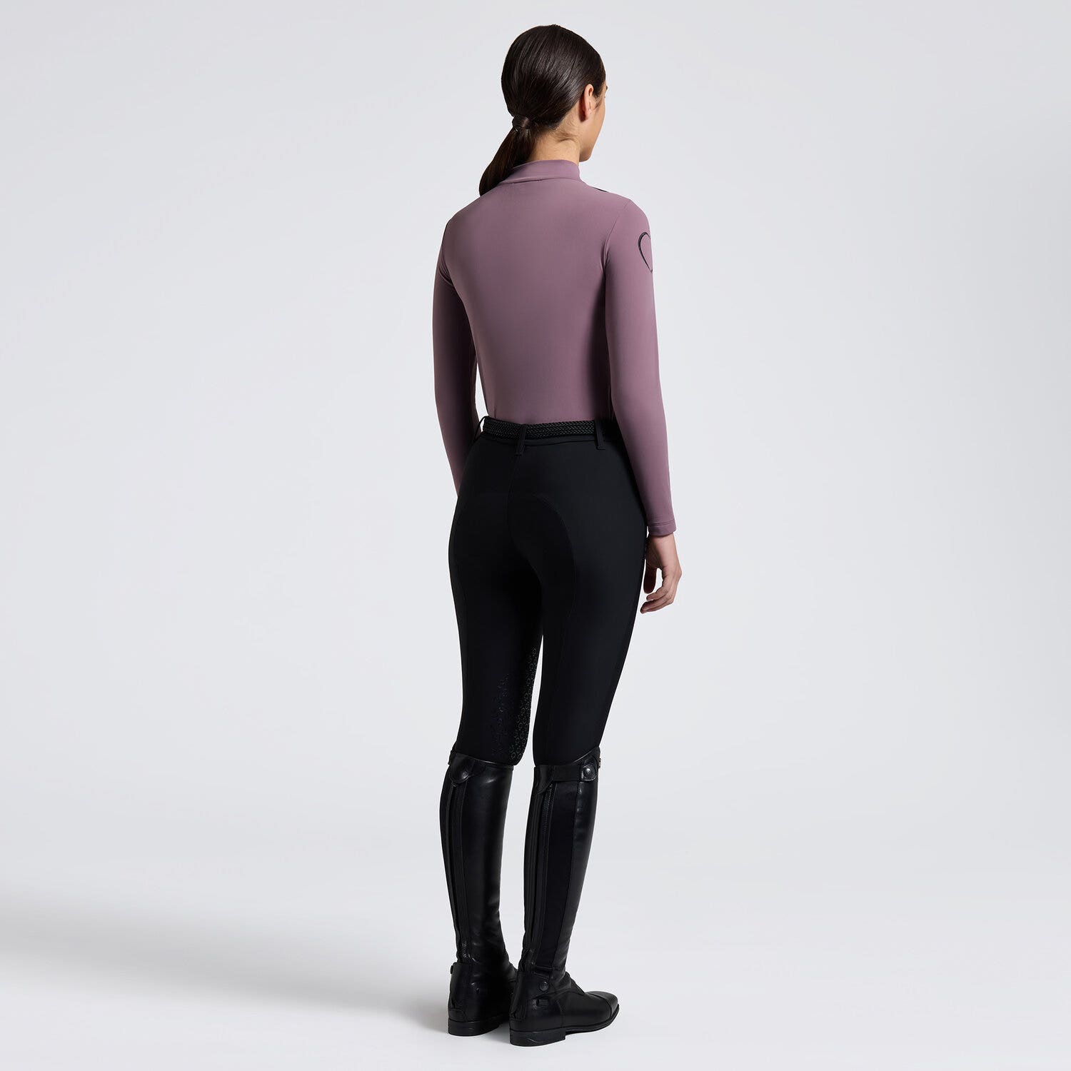 Cavalleria Toscana Cavalleria Toscana Women’s Technical Jersey Polo GRAPE SHAKE-2